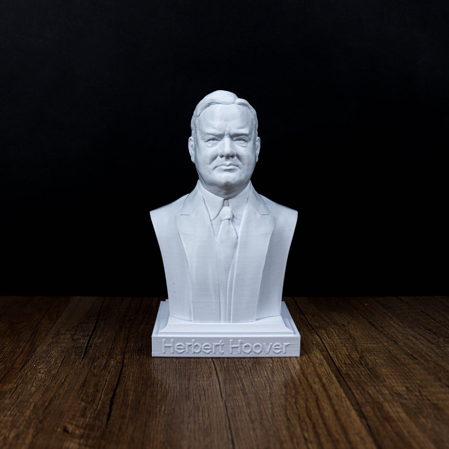 Herbert Hoover Bust, 31st U.S. President Sculpture