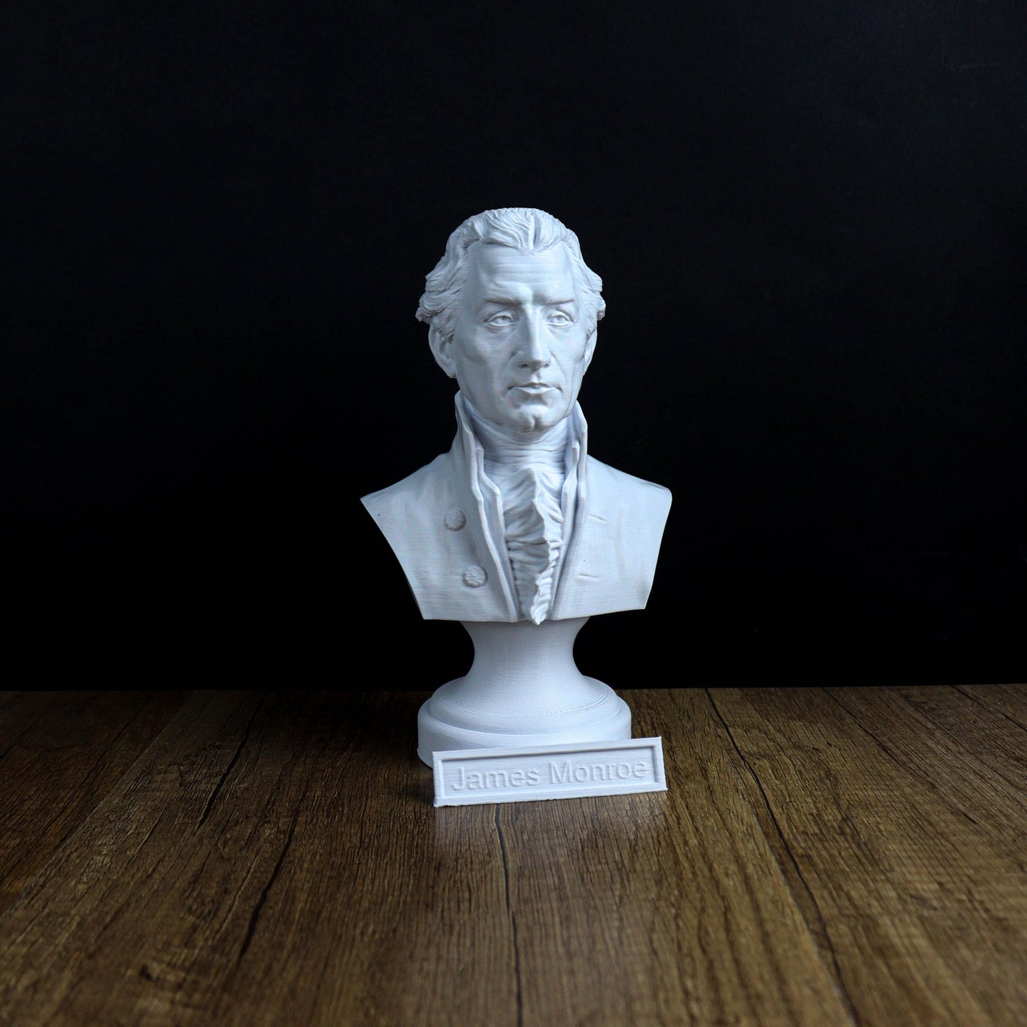 James Monroe Bust, 5th U.S. President, Founding Father of the United States, Patriotic Gift for History Enthusiasts