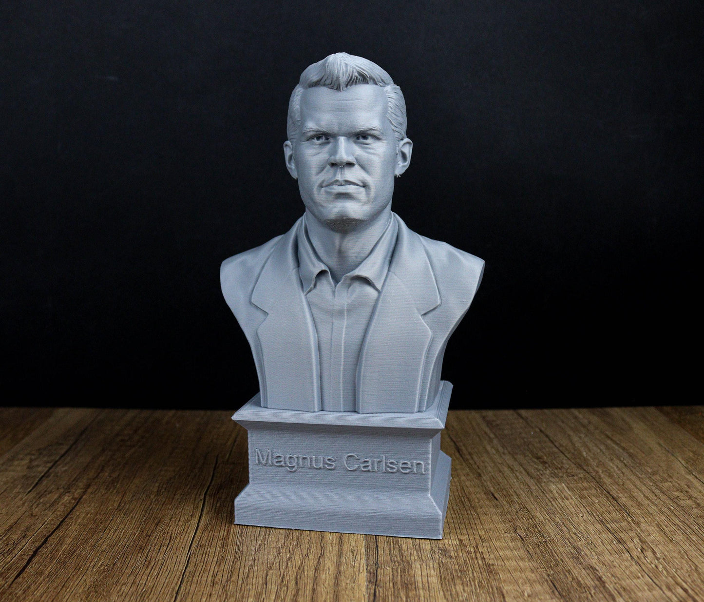 Magnus Carlsen Bust, Chess Grandmaster Sculpture