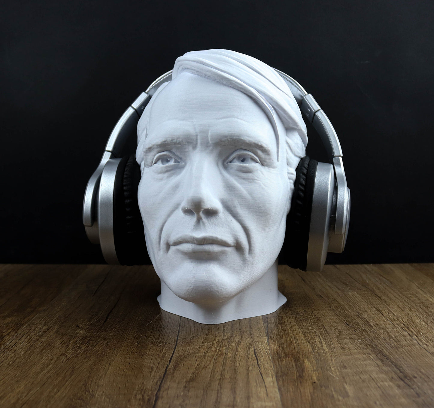 Mads Mikkelsen Headphone Holder, Desktop Decor Headphone stand, Gaming Accessories
