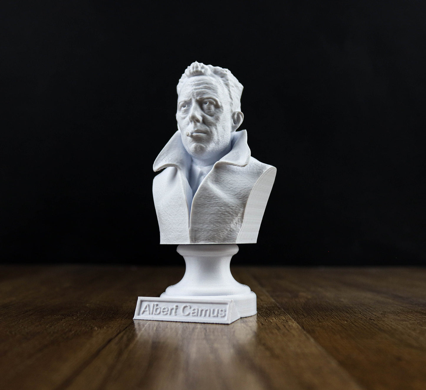 Albert Camus Bust, French Philosopher Sculpture