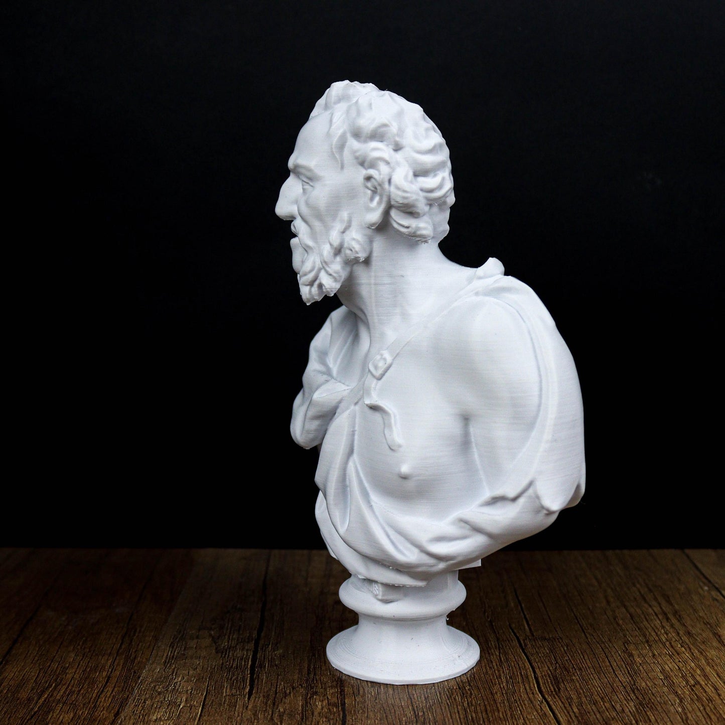 Democritus Bust, Greek philosopher statue, Cassical Decor