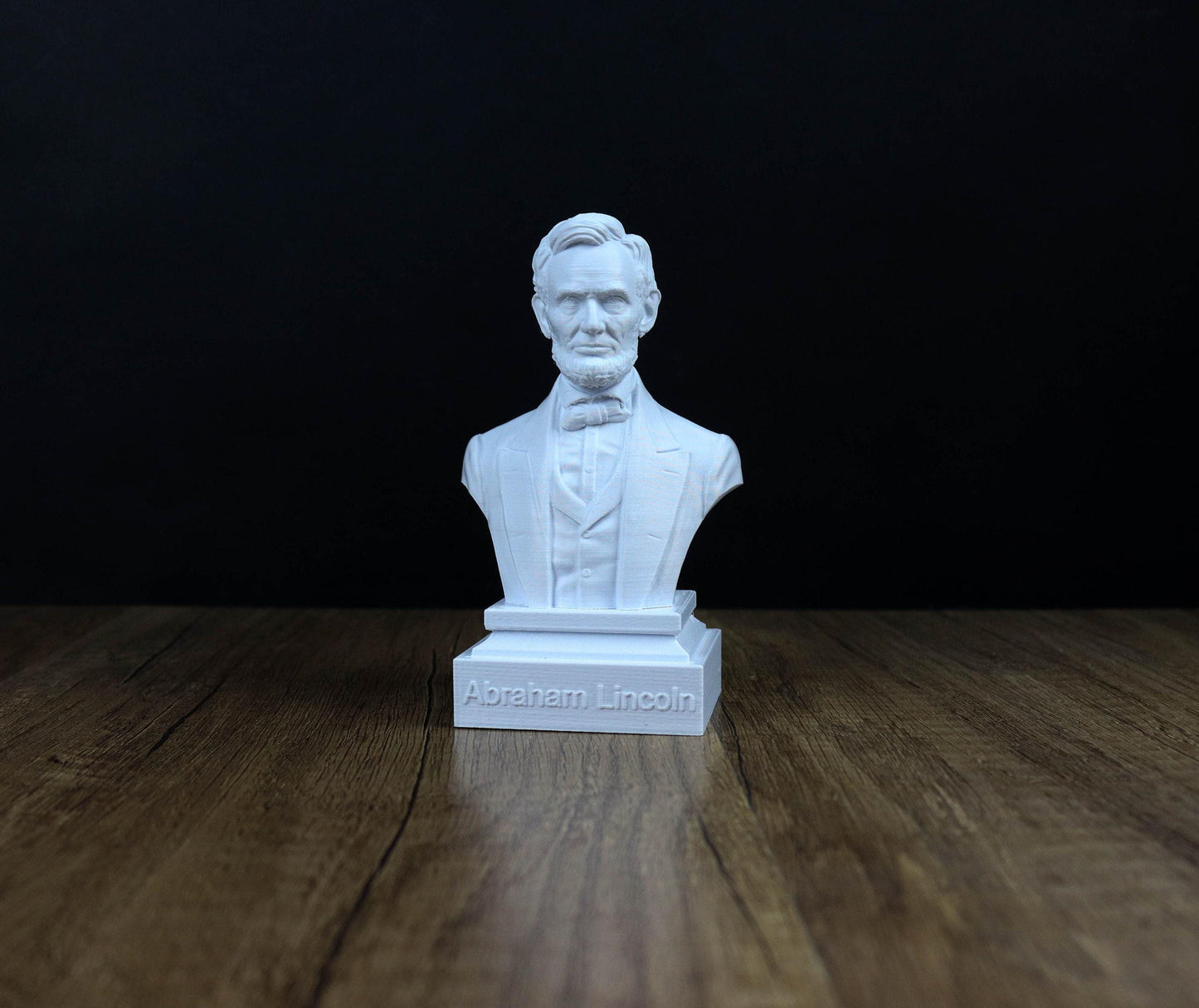 Abraham Lincoln Bust, 16th U.S. President Sculpture, American History Art Decor