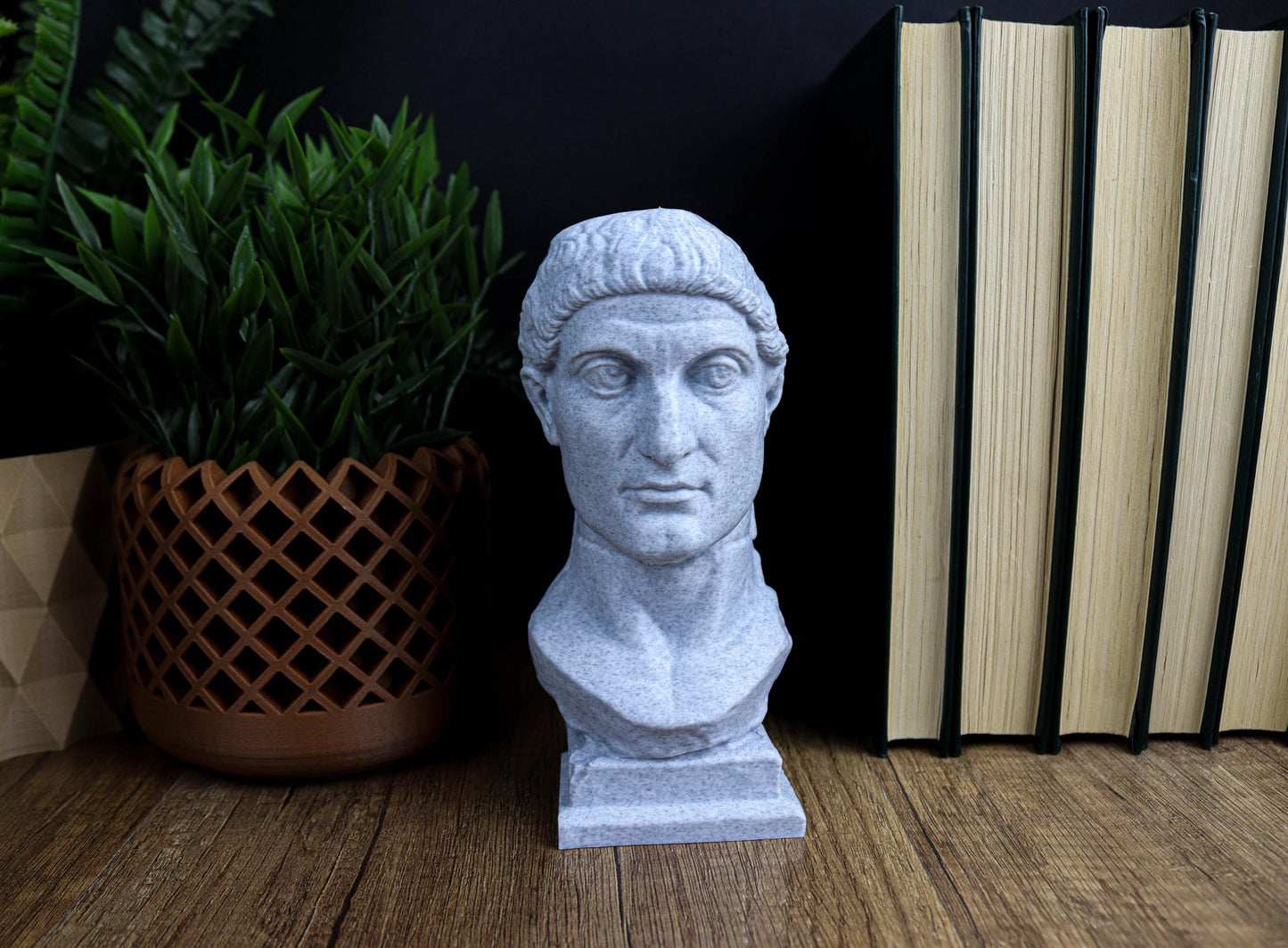 Constantine the Great Bust, Constantine I Roman Emperor Statue, Historical Home Decor, Gift for History Buffs