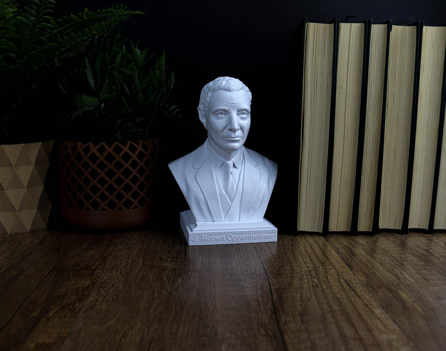 J. Robert Oppenheimer Bust, Iconic Scientist Home Decor
