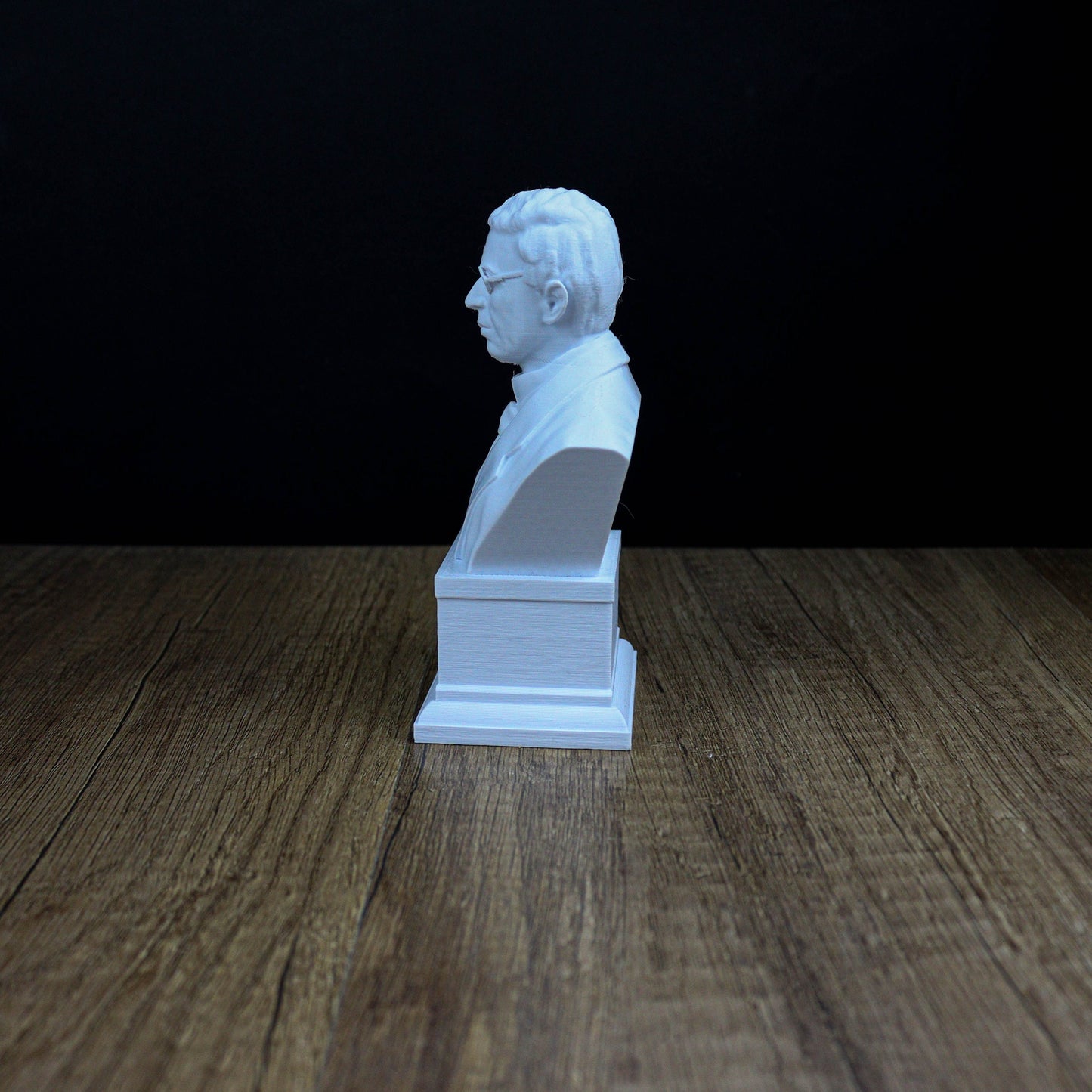 Jean Paul Sartre Bust: Existentialist Philosopher Sculpture