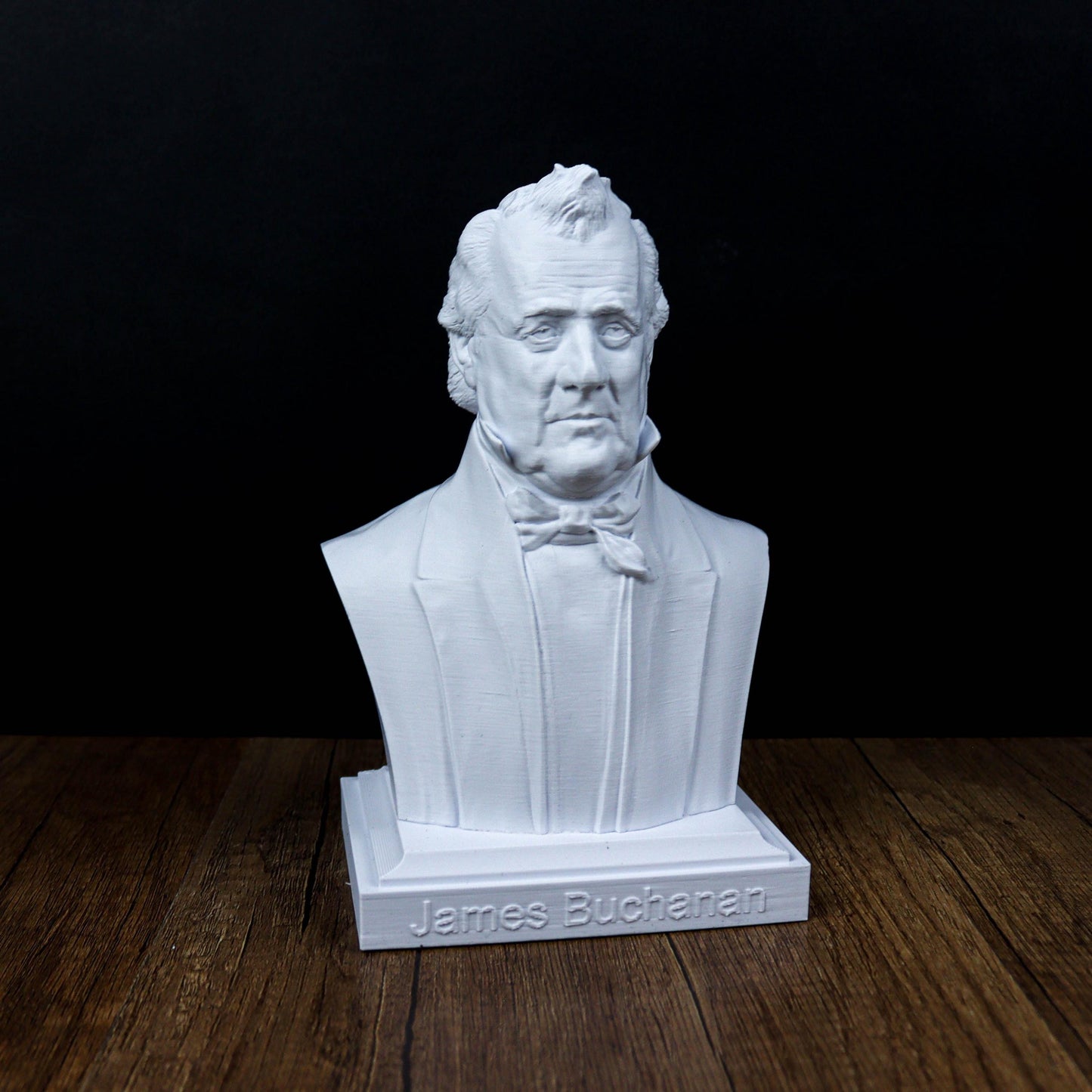 James Buchanan Bust, 15th U.S. President Sculpture