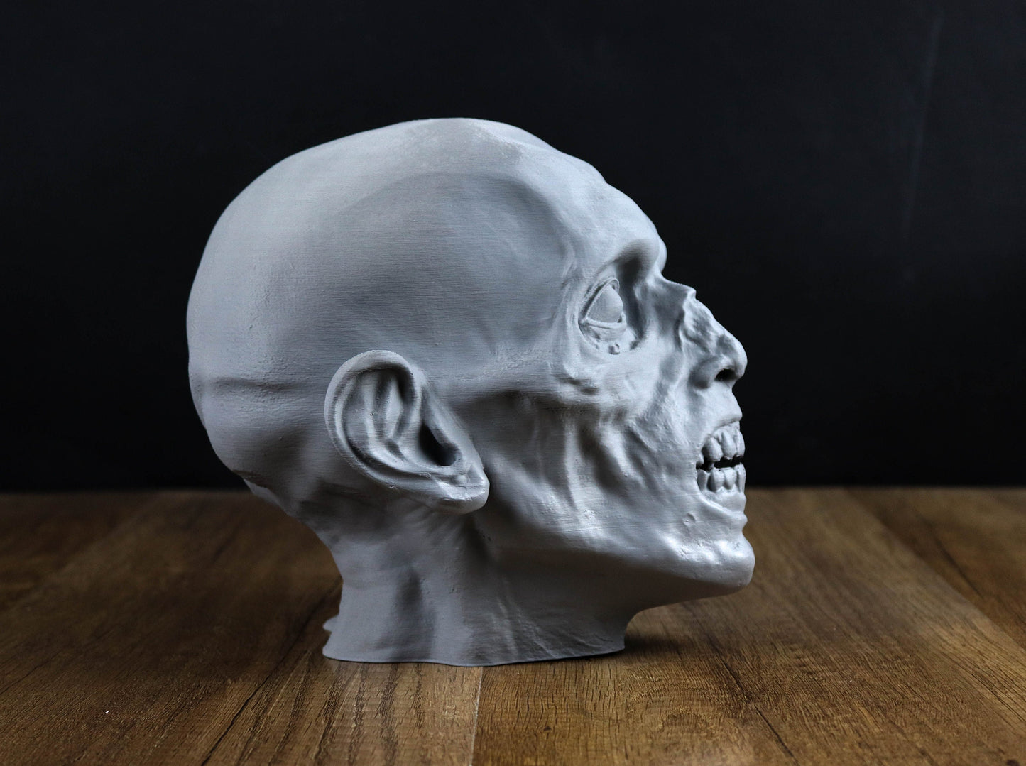 Zombie Headphone Holder, Horror Headset Stand, Horror Prop, Bust, Halloween Decor