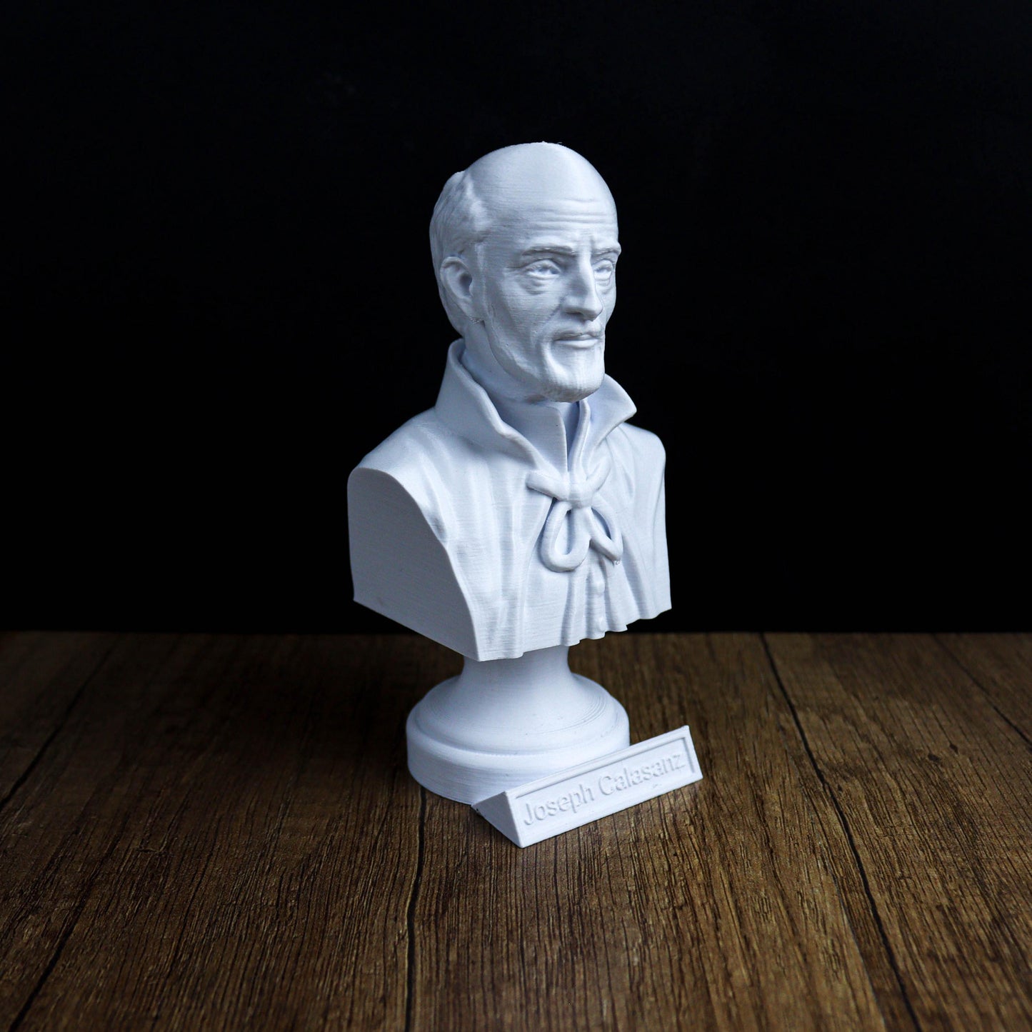 Joseph Calasanz Bust, Patron Saint of Education Statue for Bookshelf & Home Decor