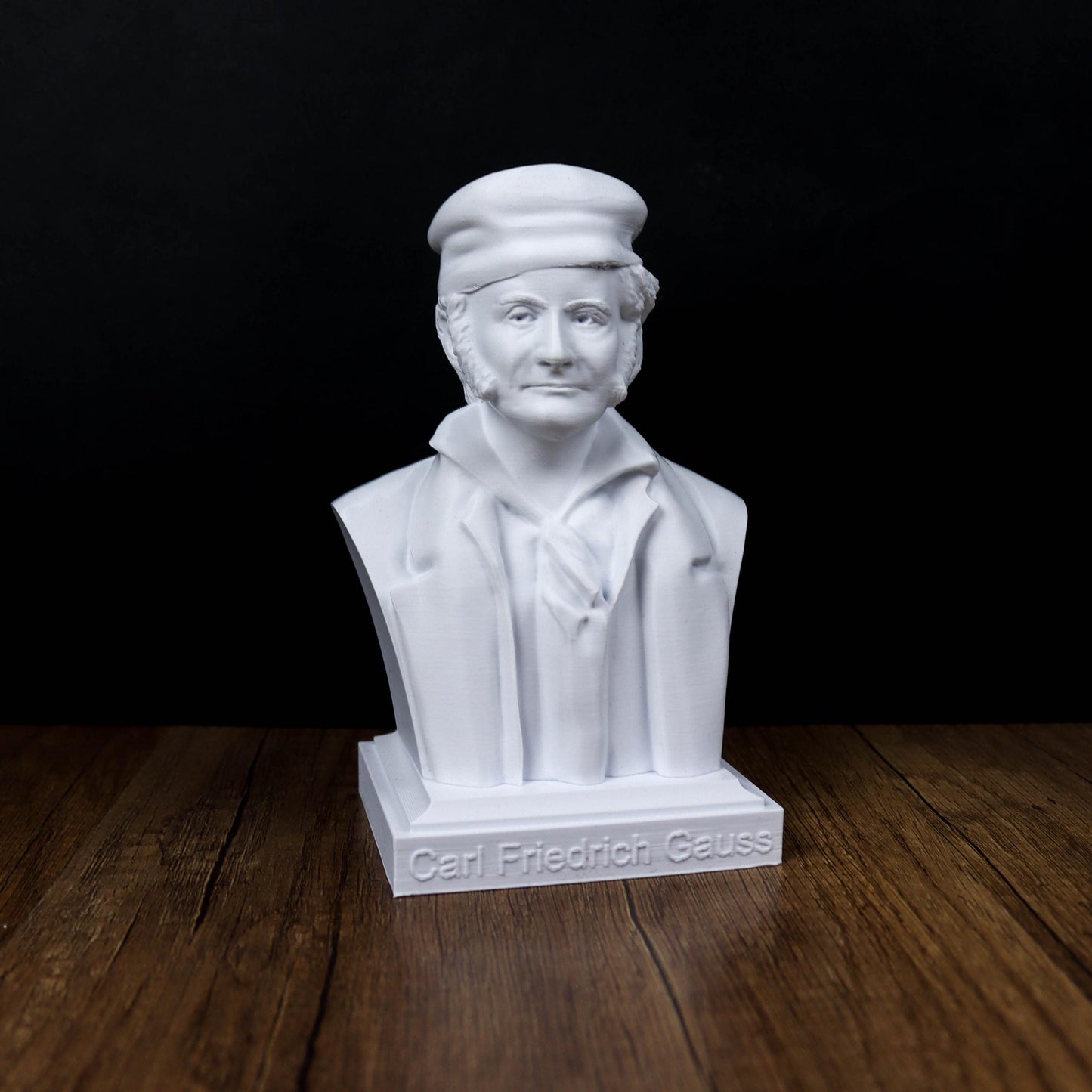 Carl Friedrich Gauss Bust, Mathematician Statue for Bookshelf and Office Decor