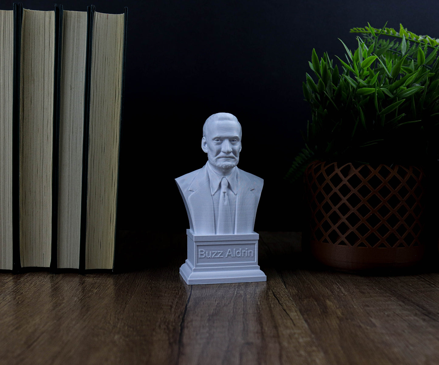 Buzz Aldrin Sculpture Bust, Apollo 11 Astronaut Decor