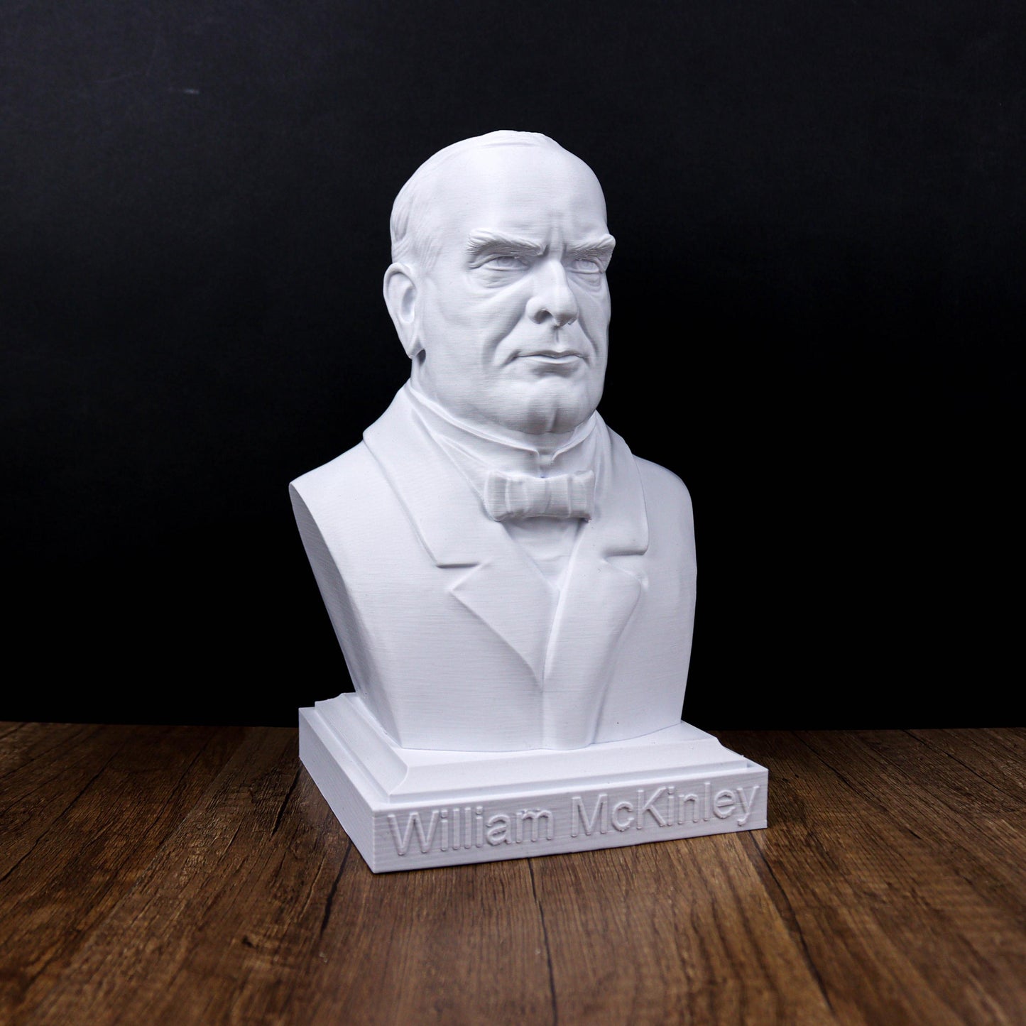 William McKinley Bust, 25th U.S. President Sculpture, Patriotic Home Decor