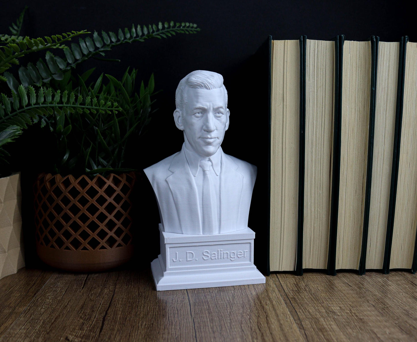 Jerome David Salinger Bust, J D Salinger Statue, Catcher in the Rye Author Sculpture