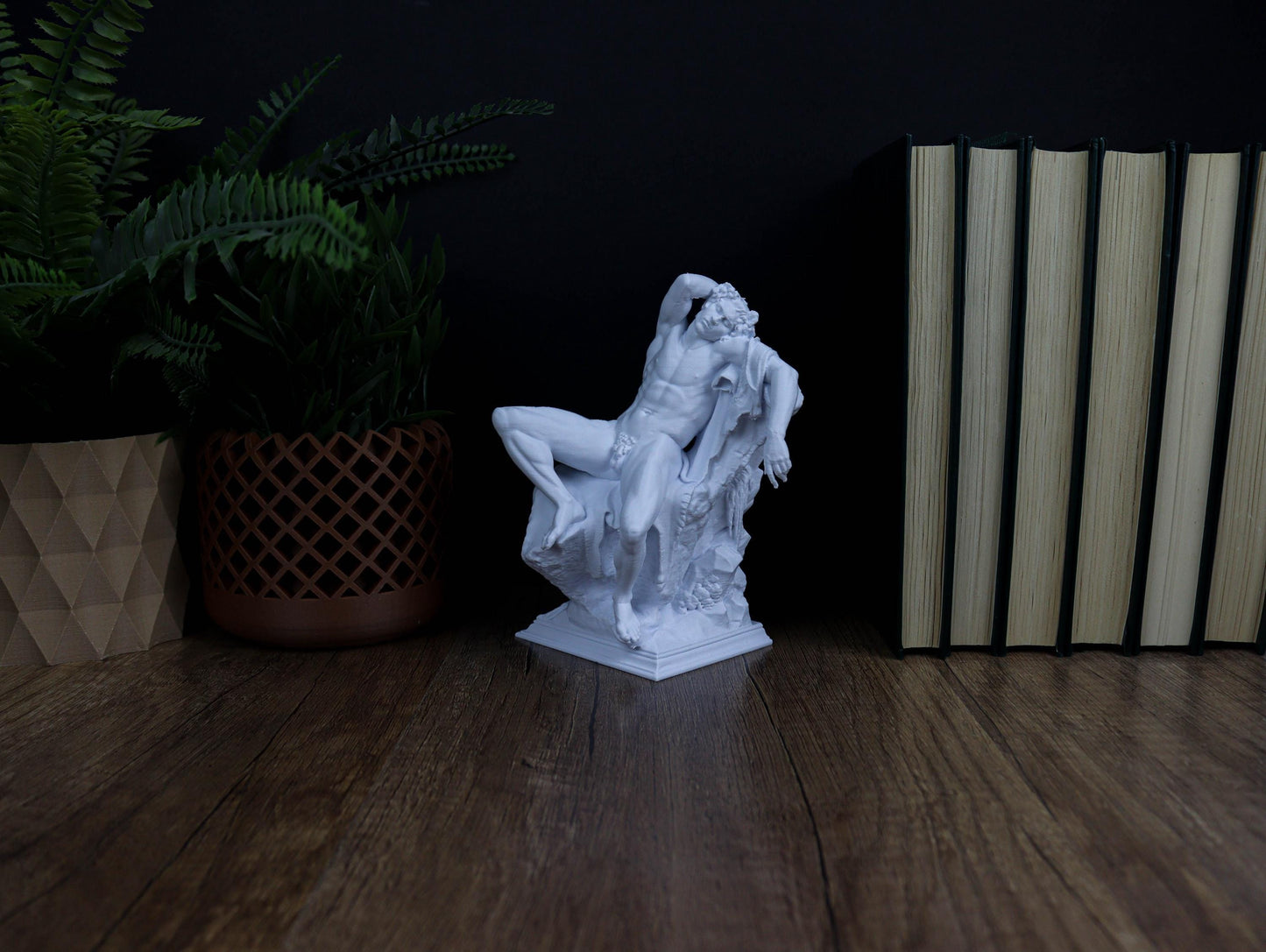 Barberini Faun Statue, Classical Mythology Art, Drunken Satyr Sculpture