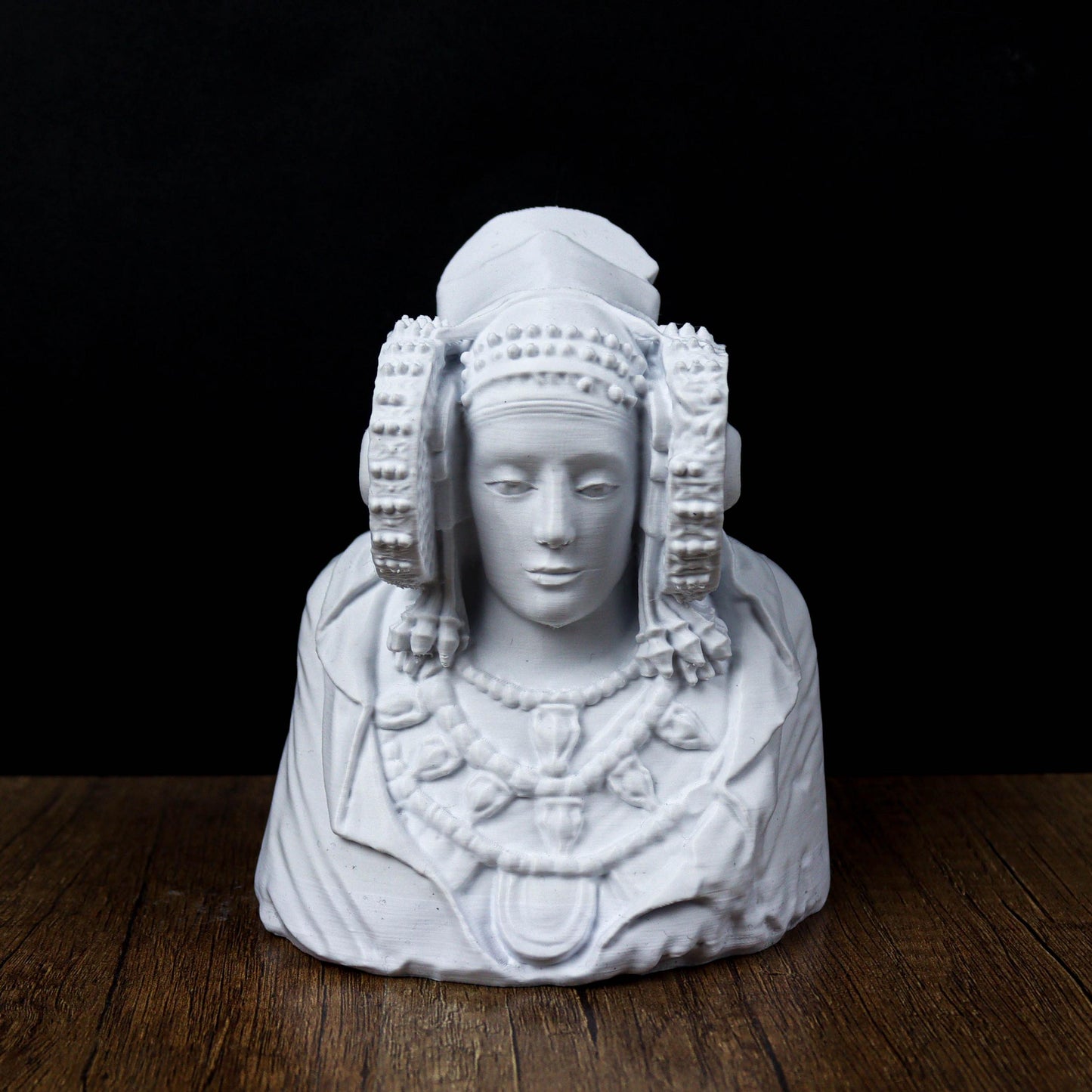 The Lady of Elche statue, La Dama de Elche statue, Iberian sculpture, classical museum decor