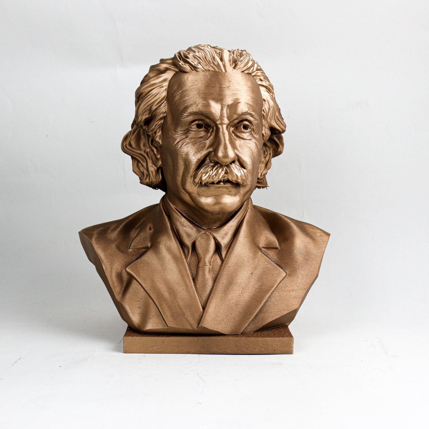 Albert Einstein 10"/25cm Bronze Painted Bust, German Physicist and Mathematician Desktop Statue