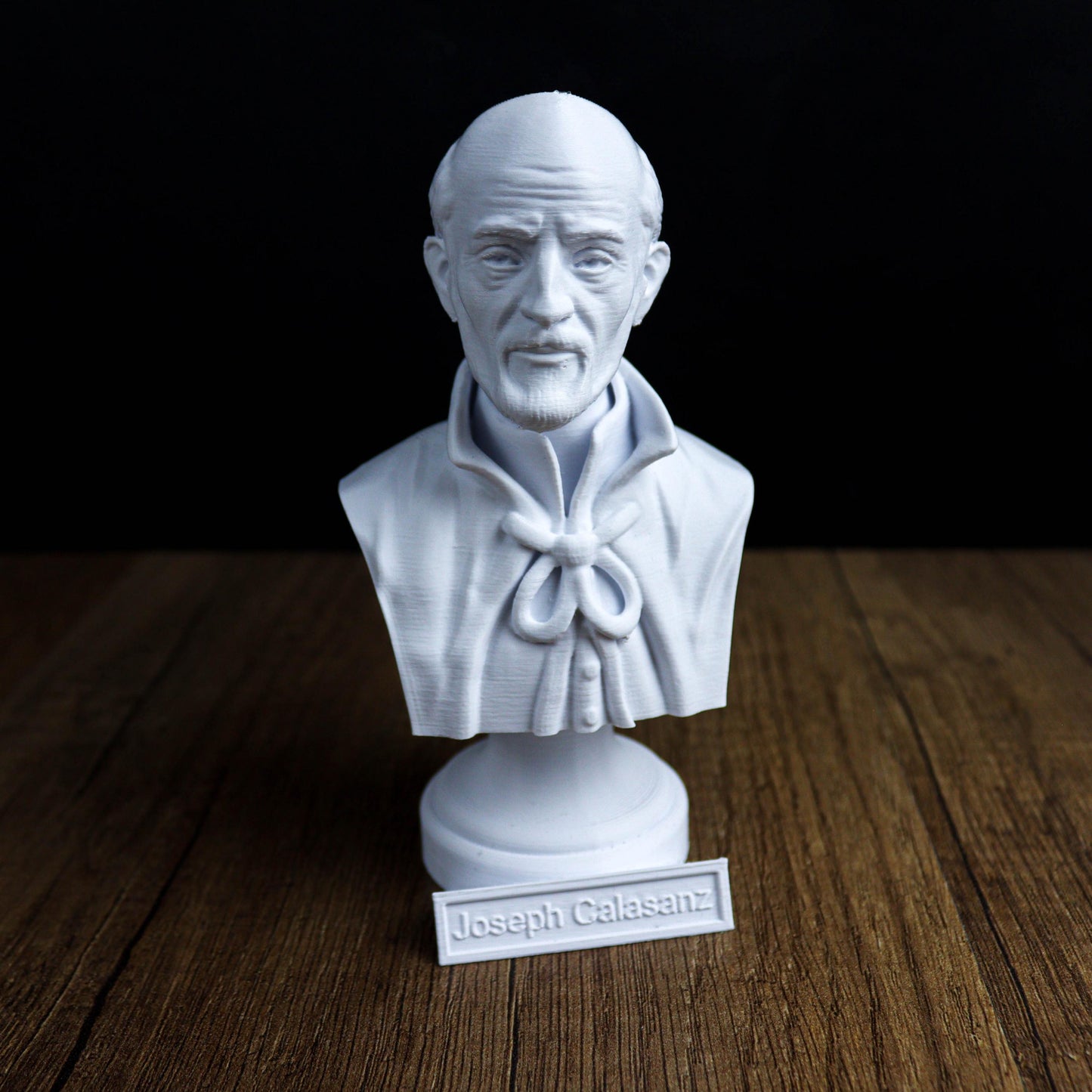 Joseph Calasanz Bust, Patron Saint of Education Statue for Bookshelf & Home Decor