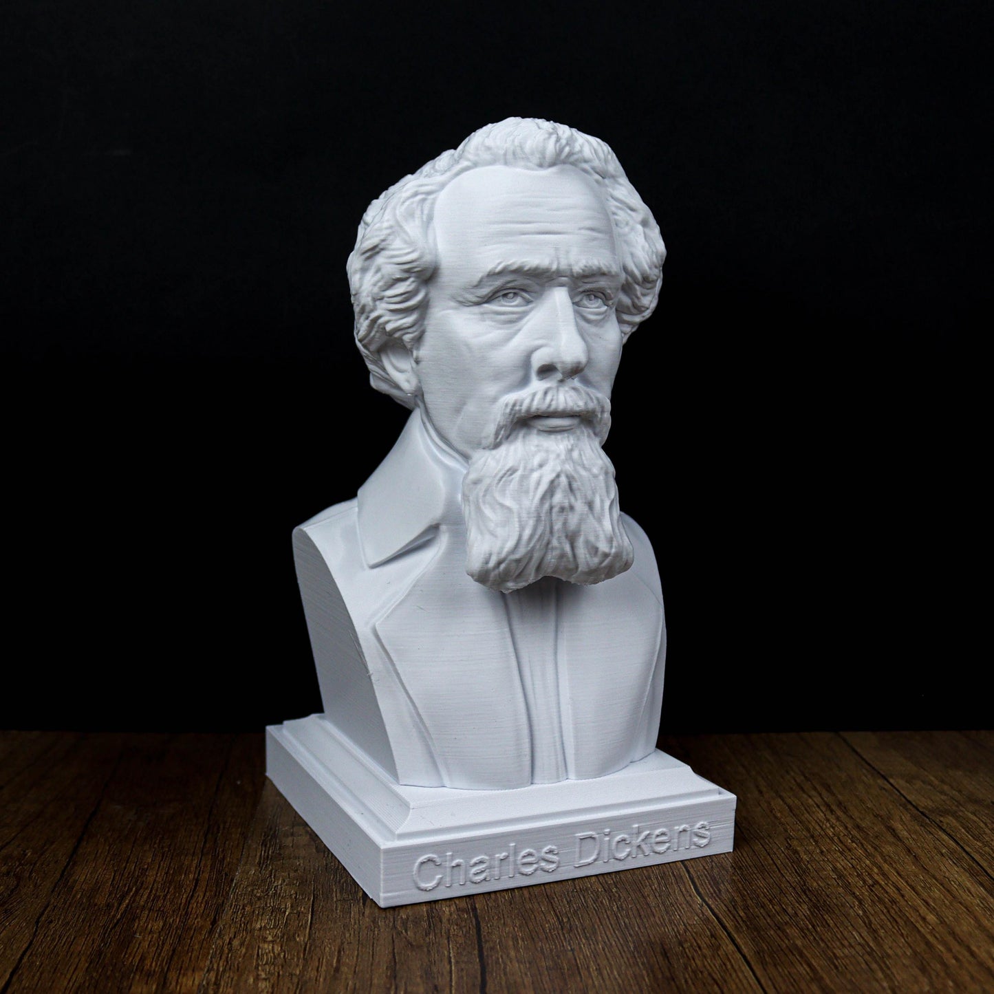 Charles Dickens Bust, English Writer and Social Critic Statue