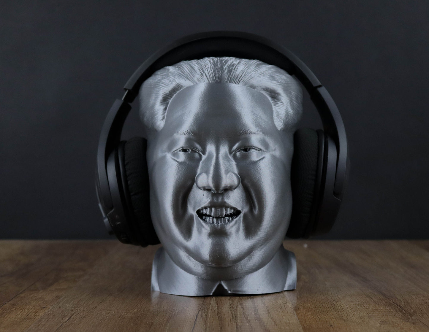 Kim Jong-un Headphone Holder, Desktop Decor Headphone 3d Bust Gift