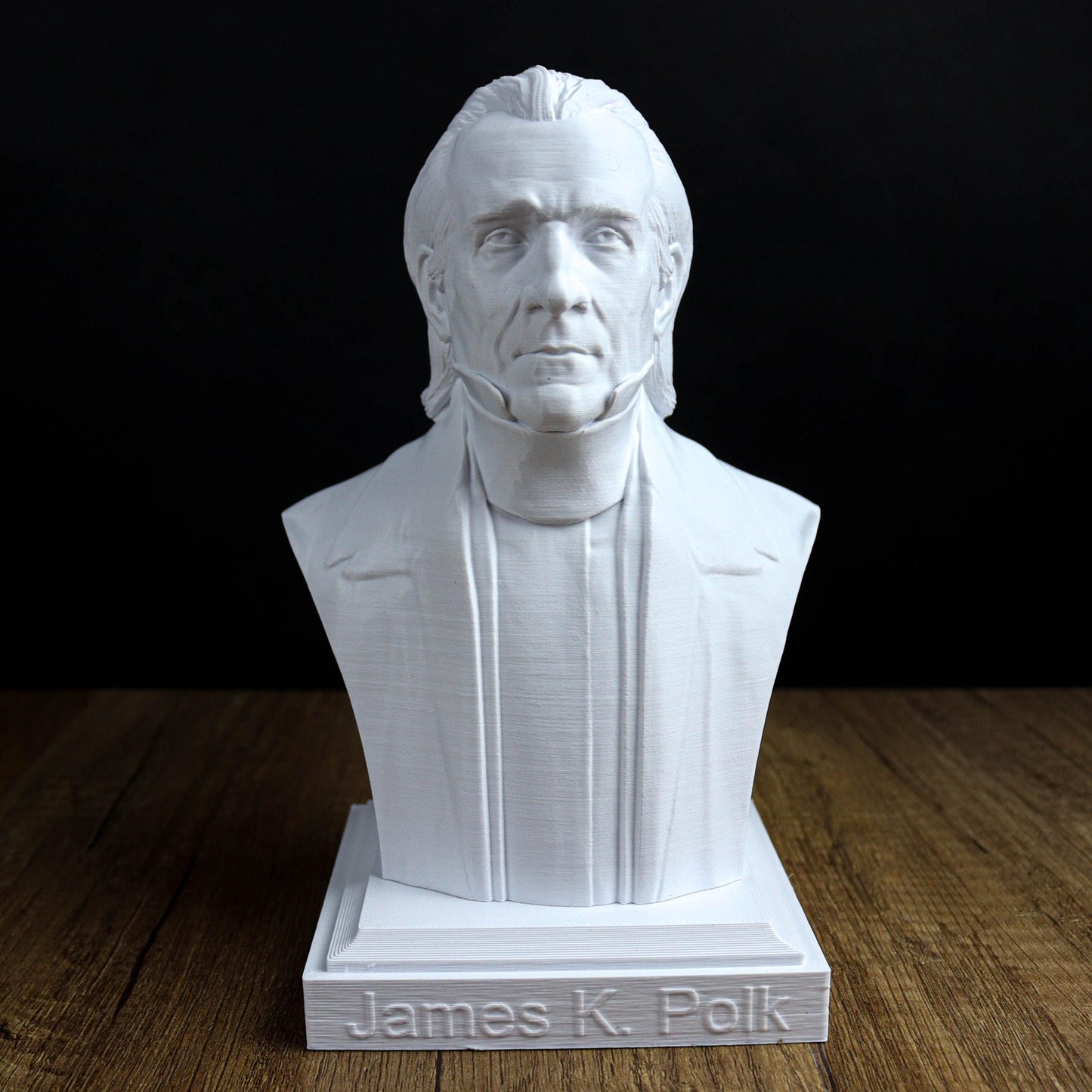 James K. Polk Bust, 11th President of the United States, American history decor
