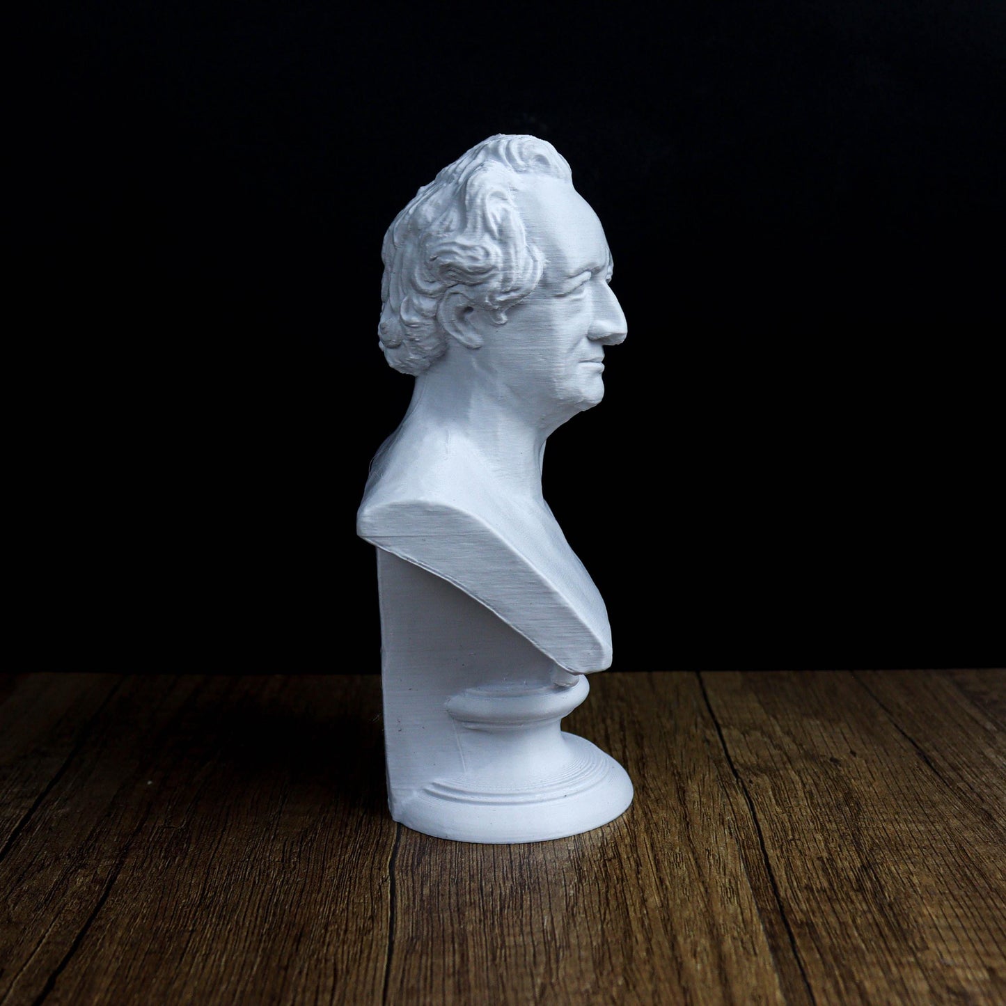 Goethe Bust, Johann Wolfgang von Goethe Sculpture, Romantic Era Poet Statue