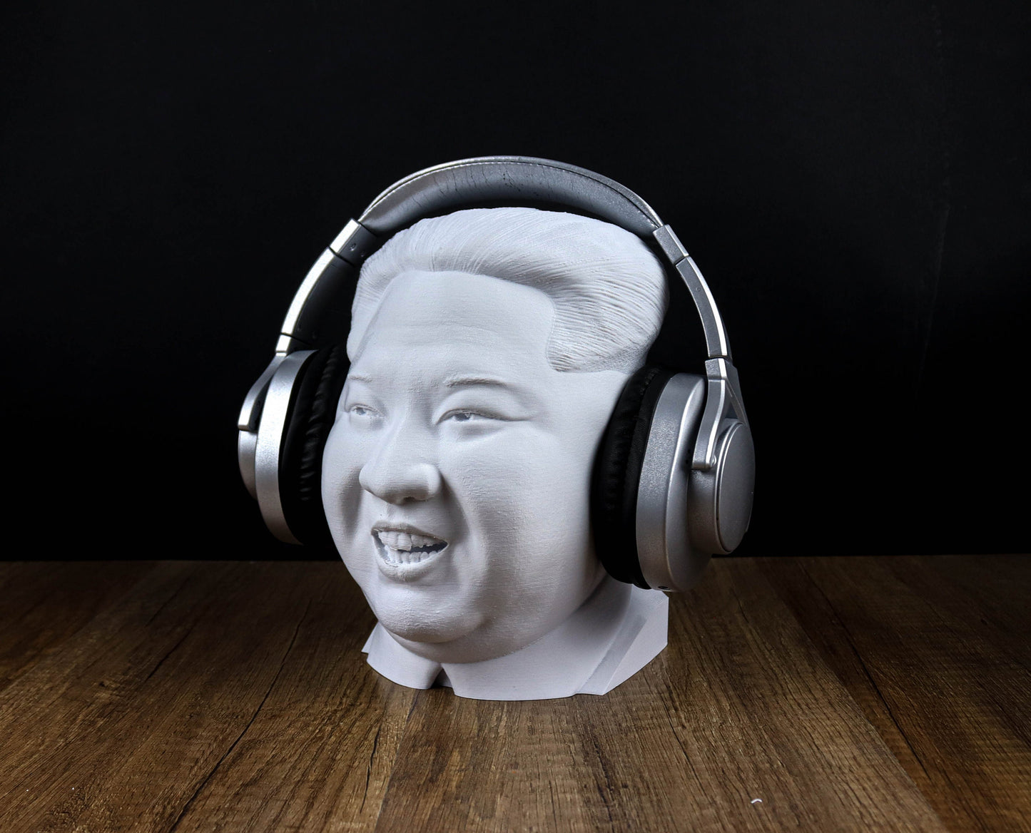 Kim Jong-un Headphone Holder, Desktop Decor Headphone 3d Bust Gift