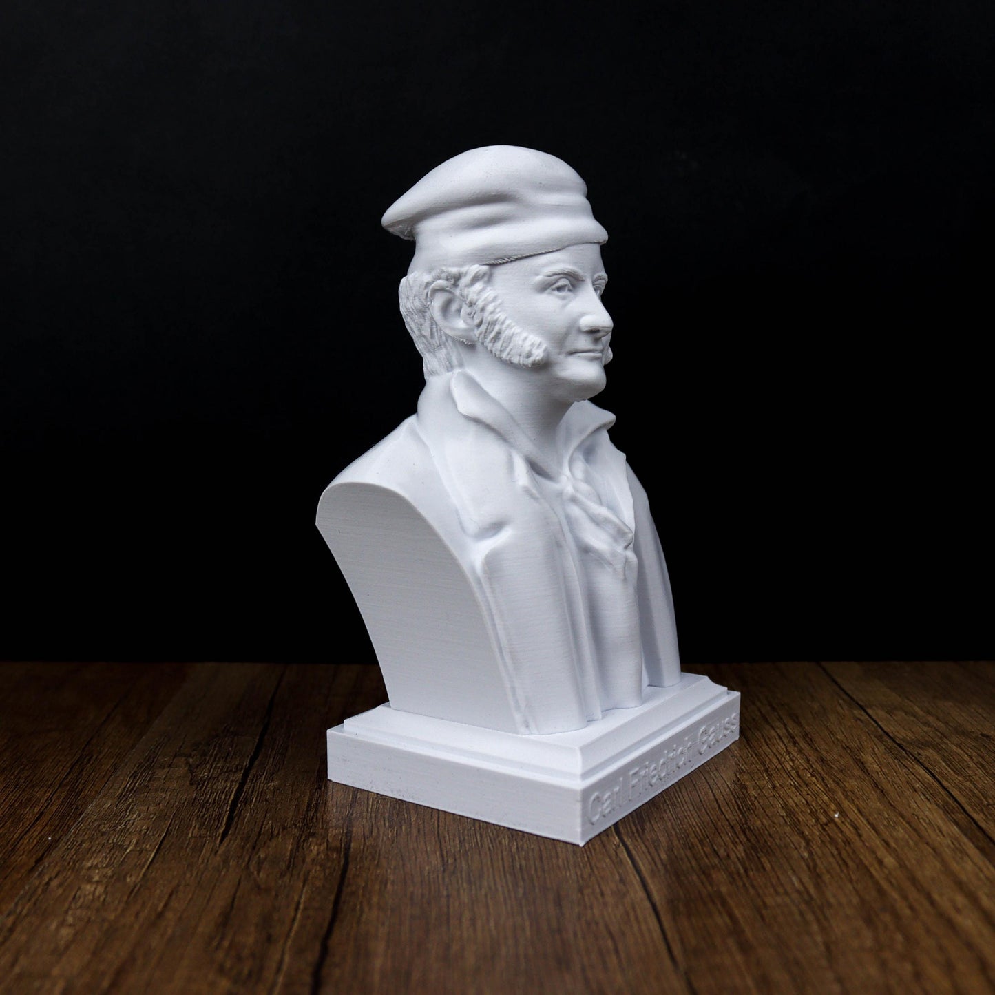 Carl Friedrich Gauss Bust, Mathematician Statue for Bookshelf and Office Decor
