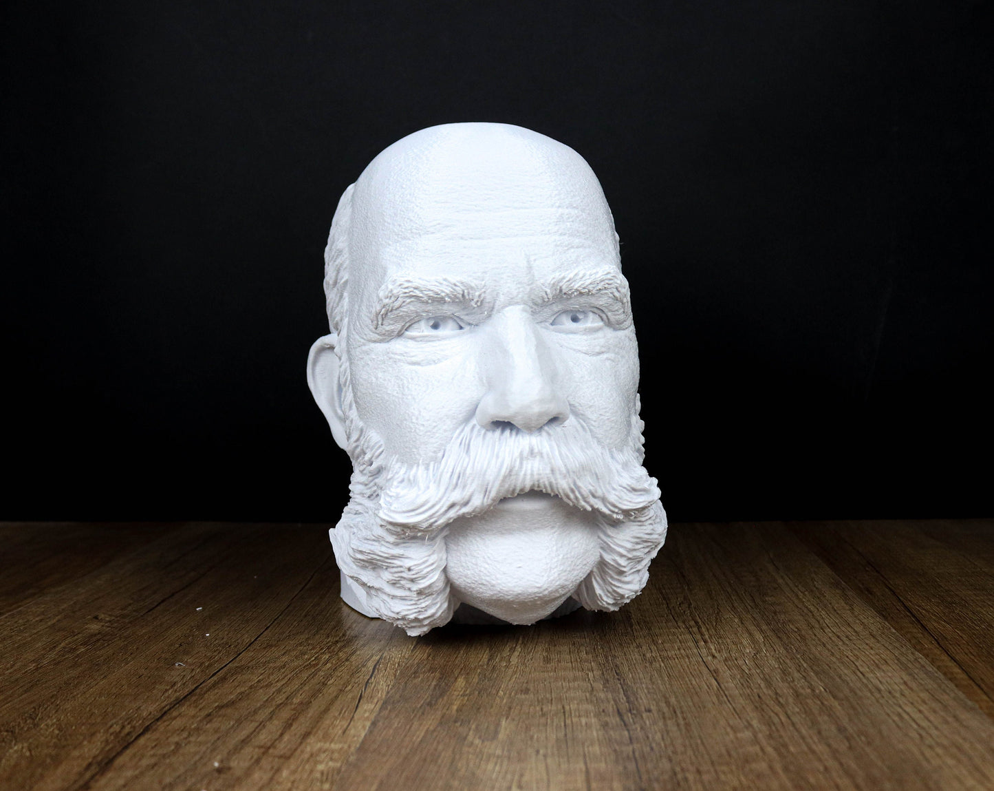 Franz Joseph I of Austria Head Bust, Emperor of Austria, King of Hungary 3d Bust Sculpture