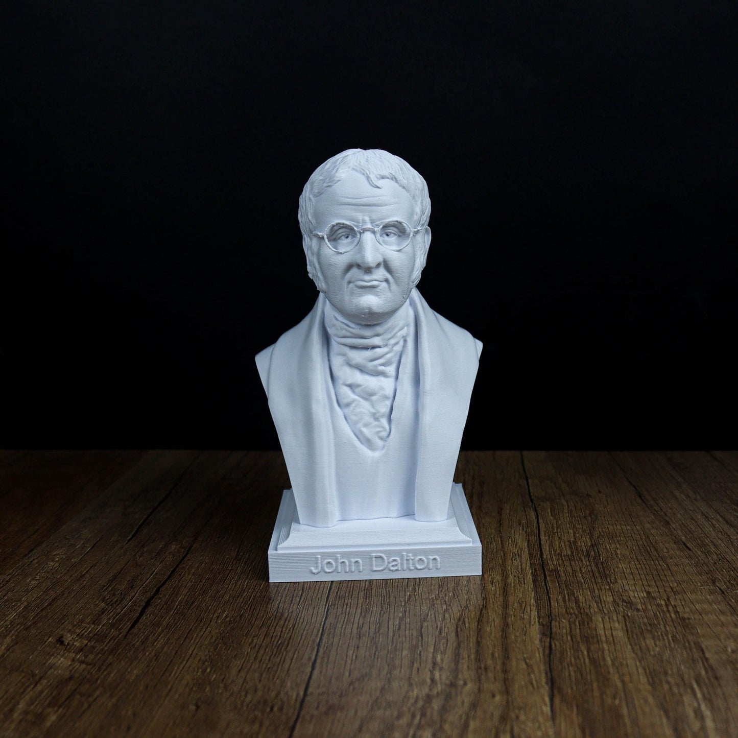 John Dalton Bust, English Chemist, Physicist and Meteorologist Sculpture