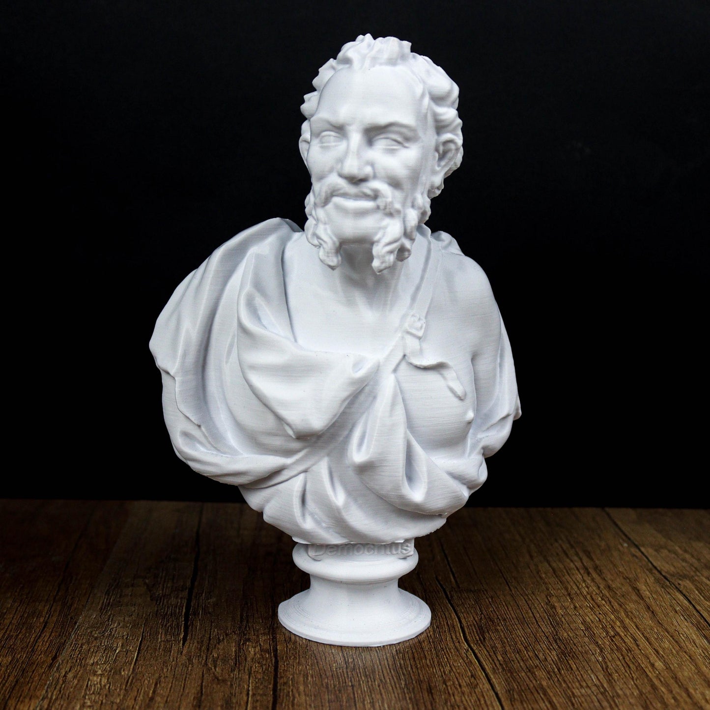 Democritus Bust, Greek philosopher statue, Cassical Decor