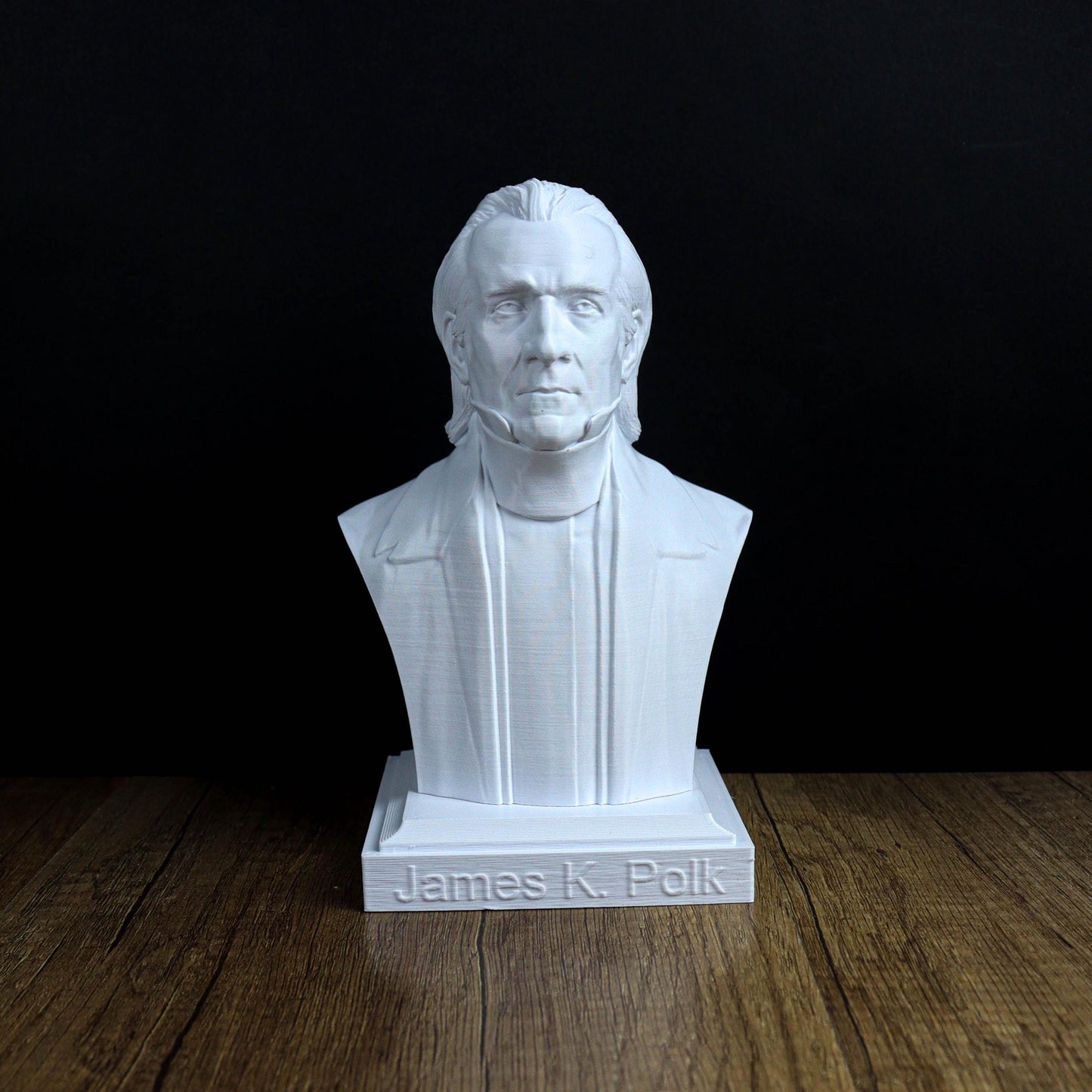 James K. Polk Bust, 11th President of the United States, American history decor