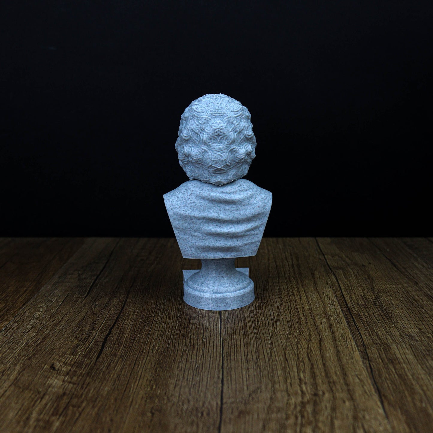 Jean-Jacques Rousseau Bust, Enlightenment Philosopher Sculpture for Home and Bookshelf Decor, Perfect Gift for Philosophy Enthusiasts