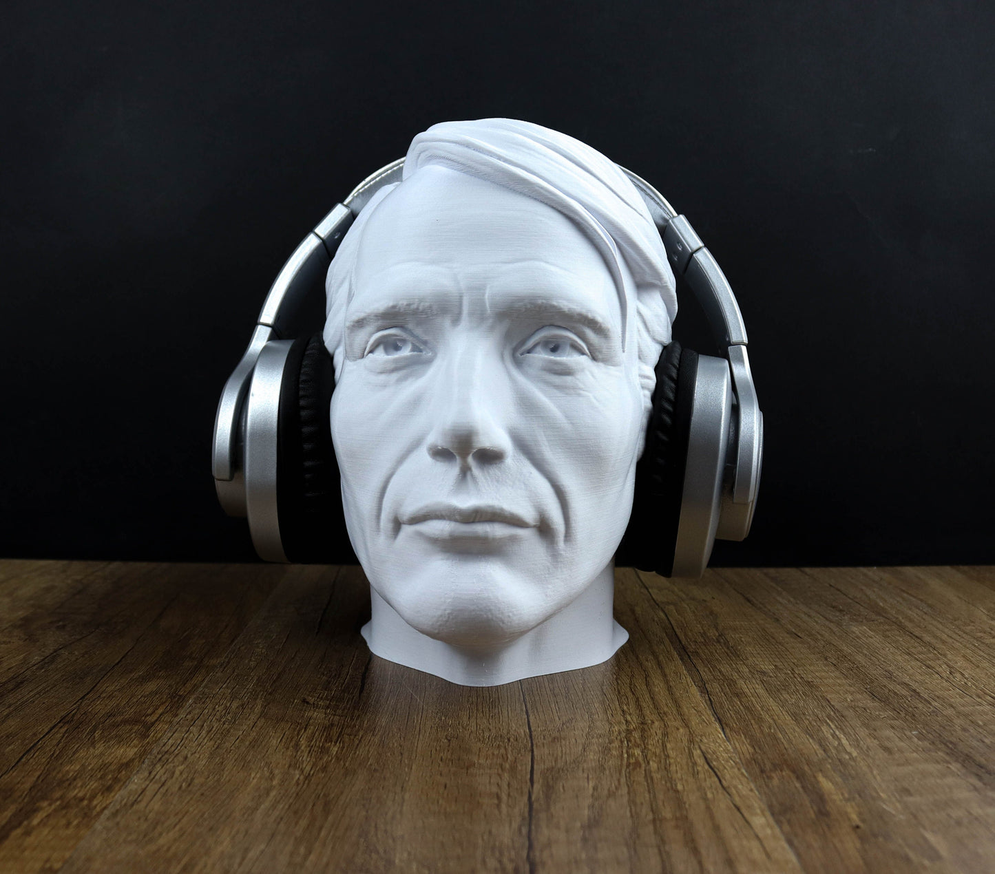 Mads Mikkelsen Headphone Holder, Desktop Decor Headphone stand, Gaming Accessories