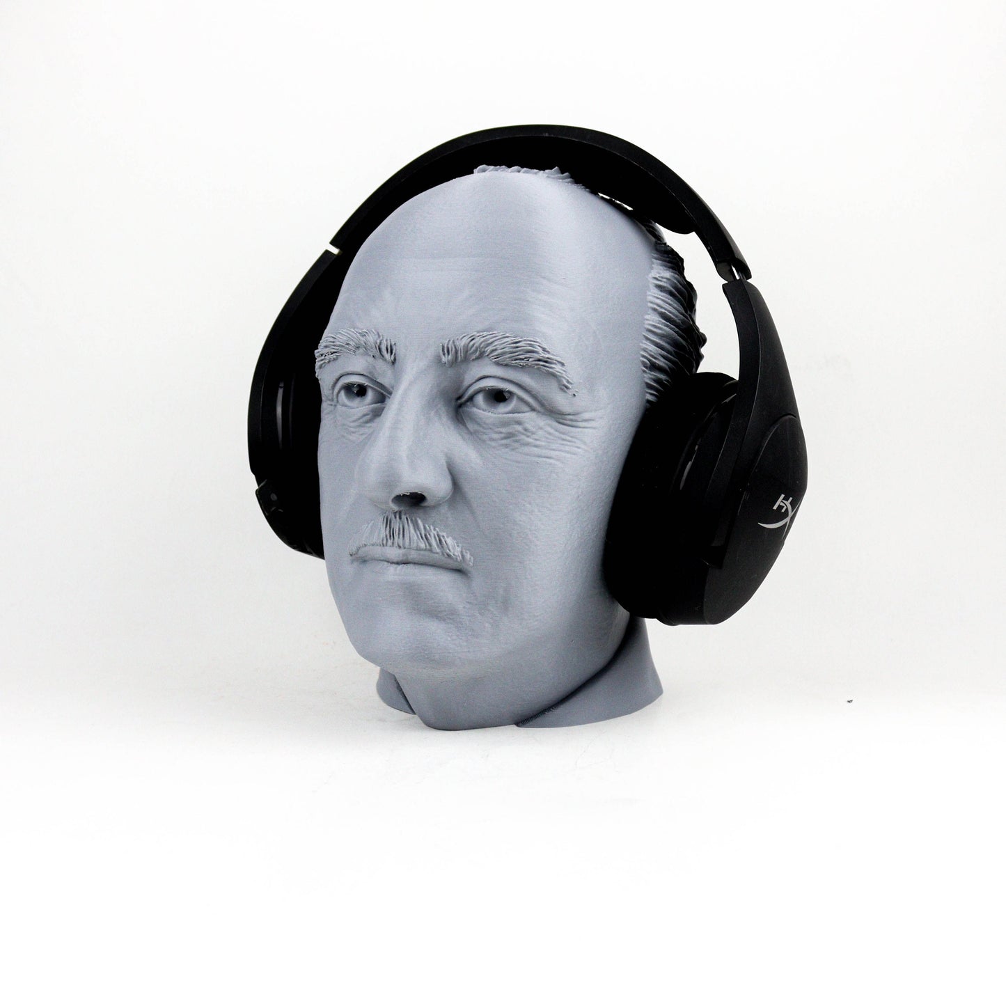 Francisco Franco Head Statue, Headphone Holder, Desktop Decor Headphone Stand Bust