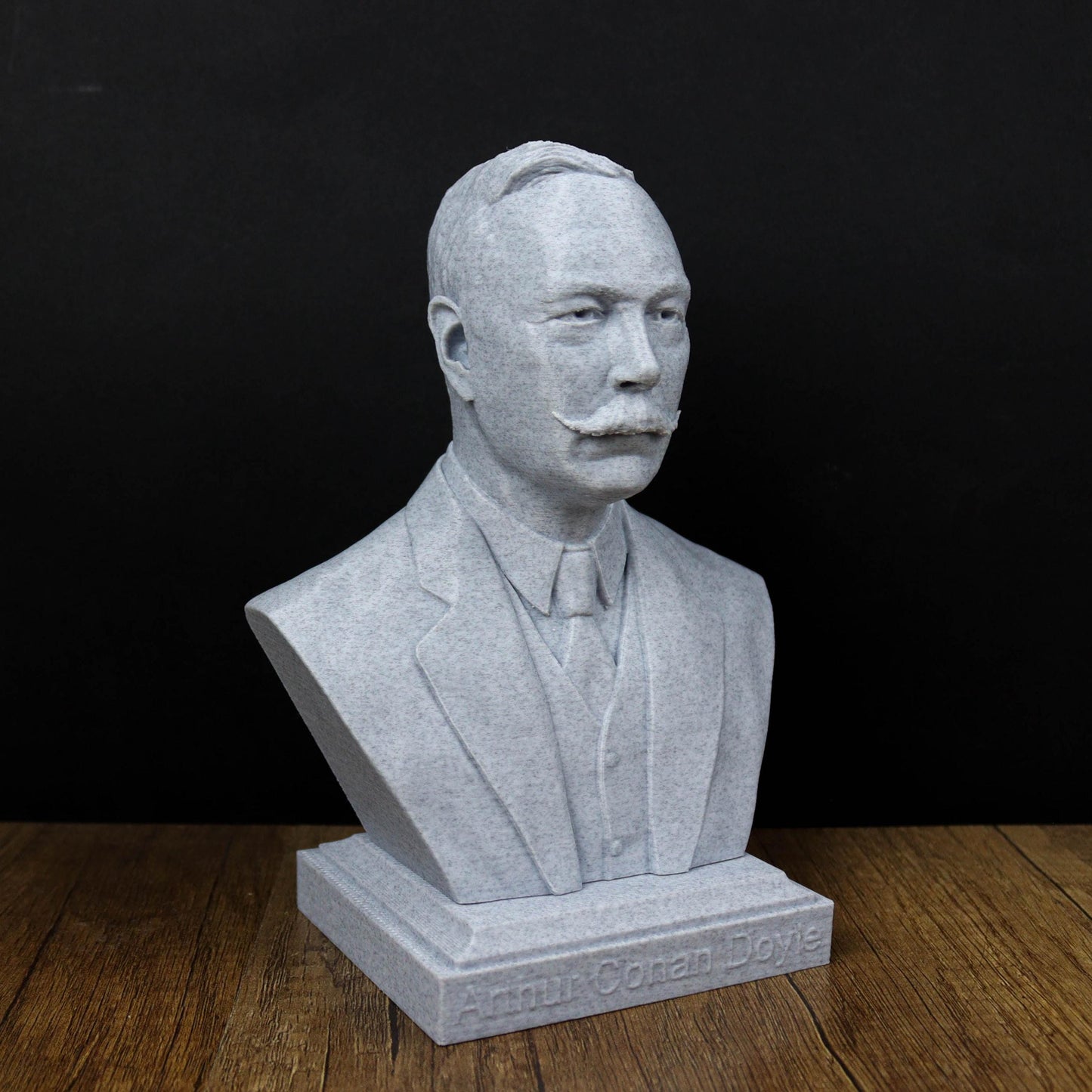 Arthur Conan Doyle bust, British Writer and Physician Statue, Gift for Book Lover