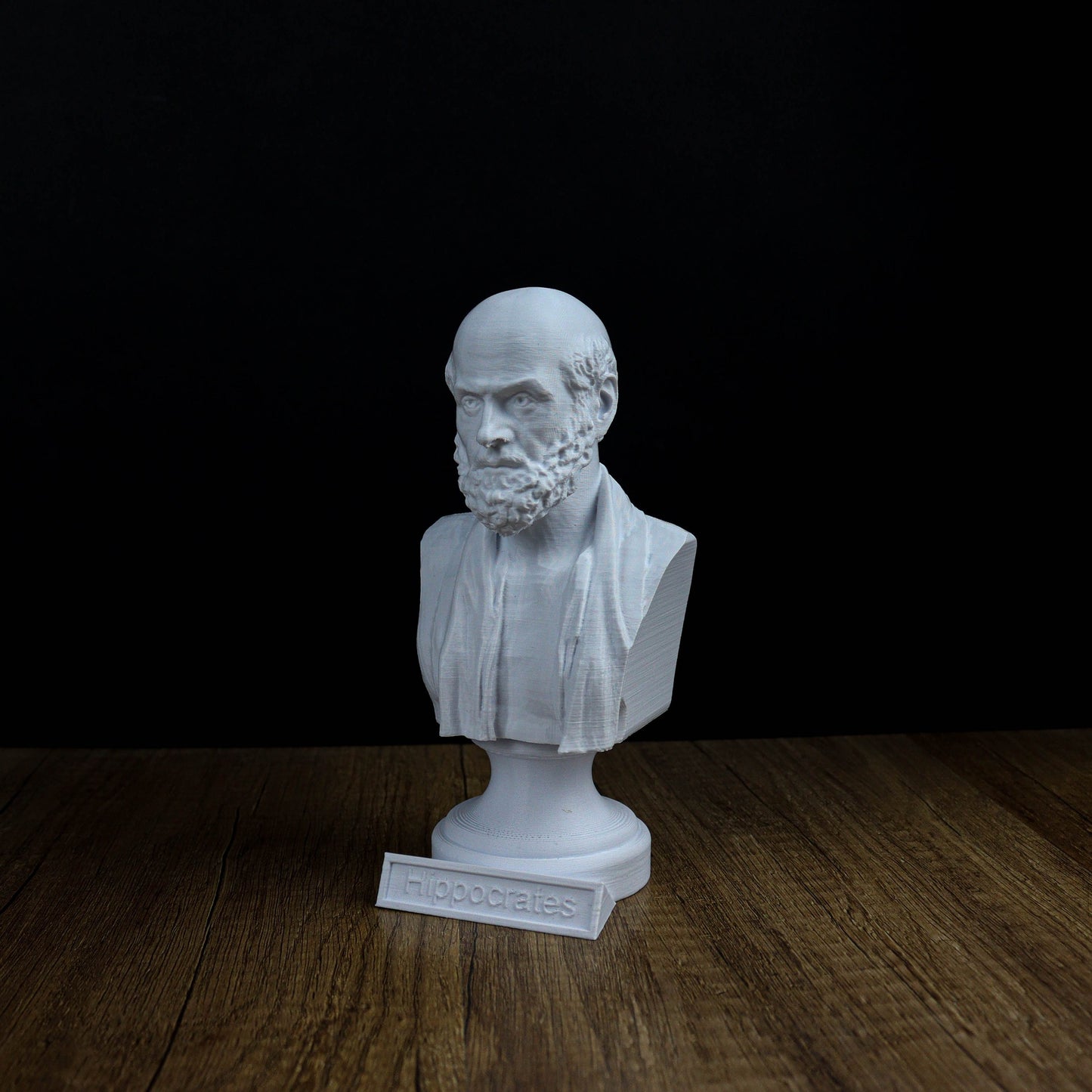 Hippocrates Bust Sculpture, Greek Physician Statue