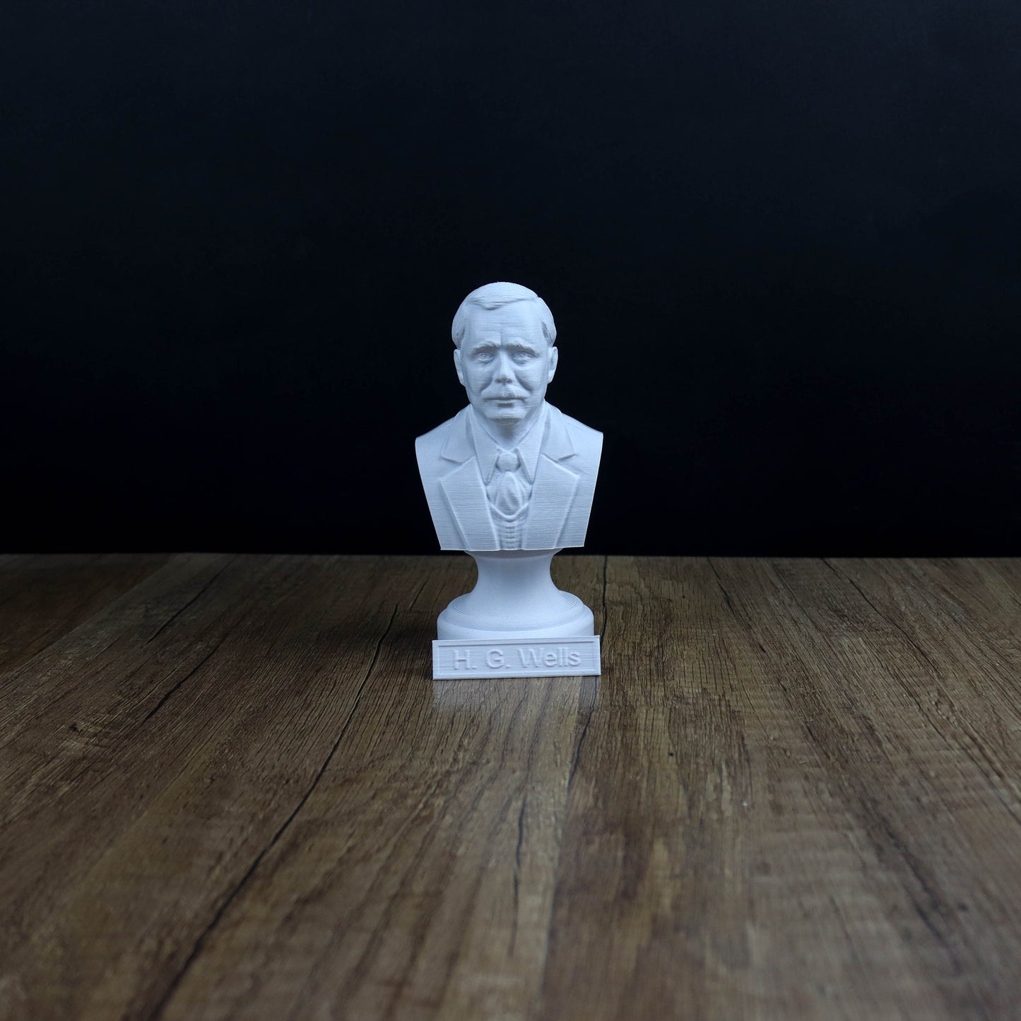 H. G. Well Bust, English Writer Statue, Gift for Book Lover