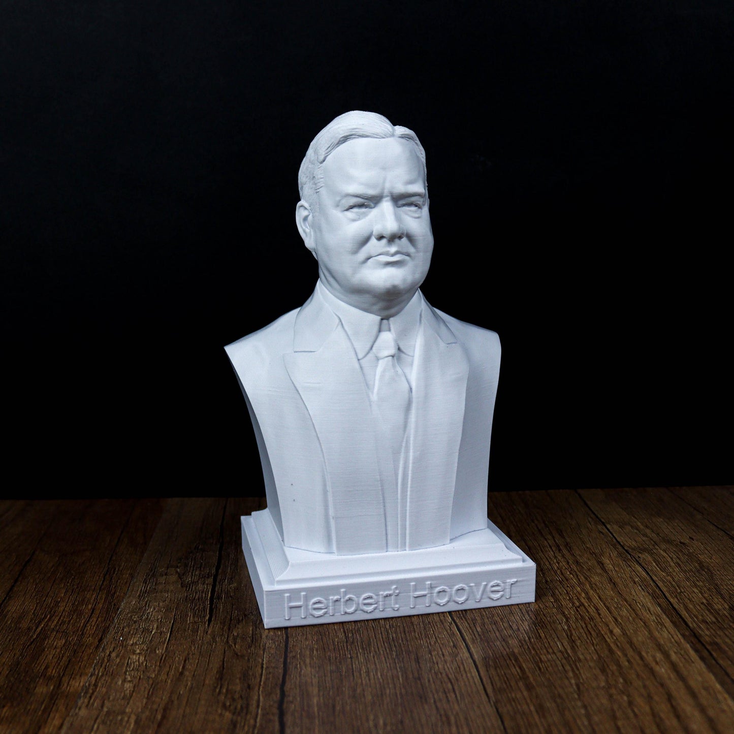 Herbert Hoover Bust, 31st U.S. President Sculpture