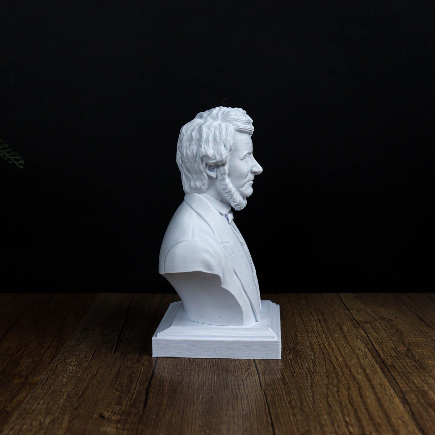 Henry David Thoreau Bust, Inspirational Bookshelf Decor and Home Accent