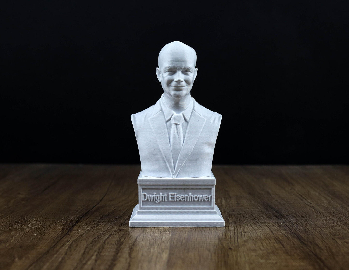 Dwight D. Eisenhower Bust, 34th US President Sculpture