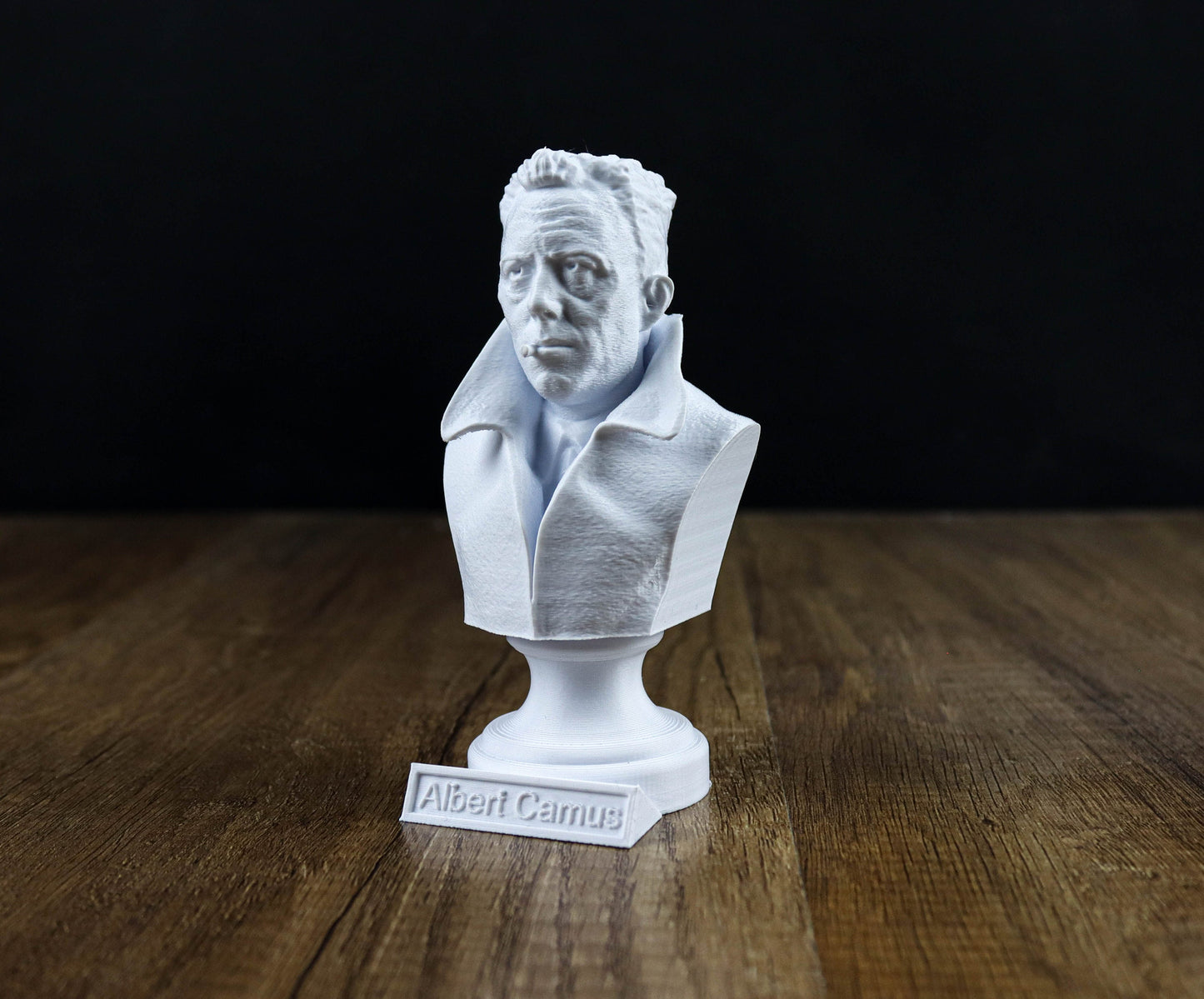 Albert Camus Bust, French Philosopher Sculpture
