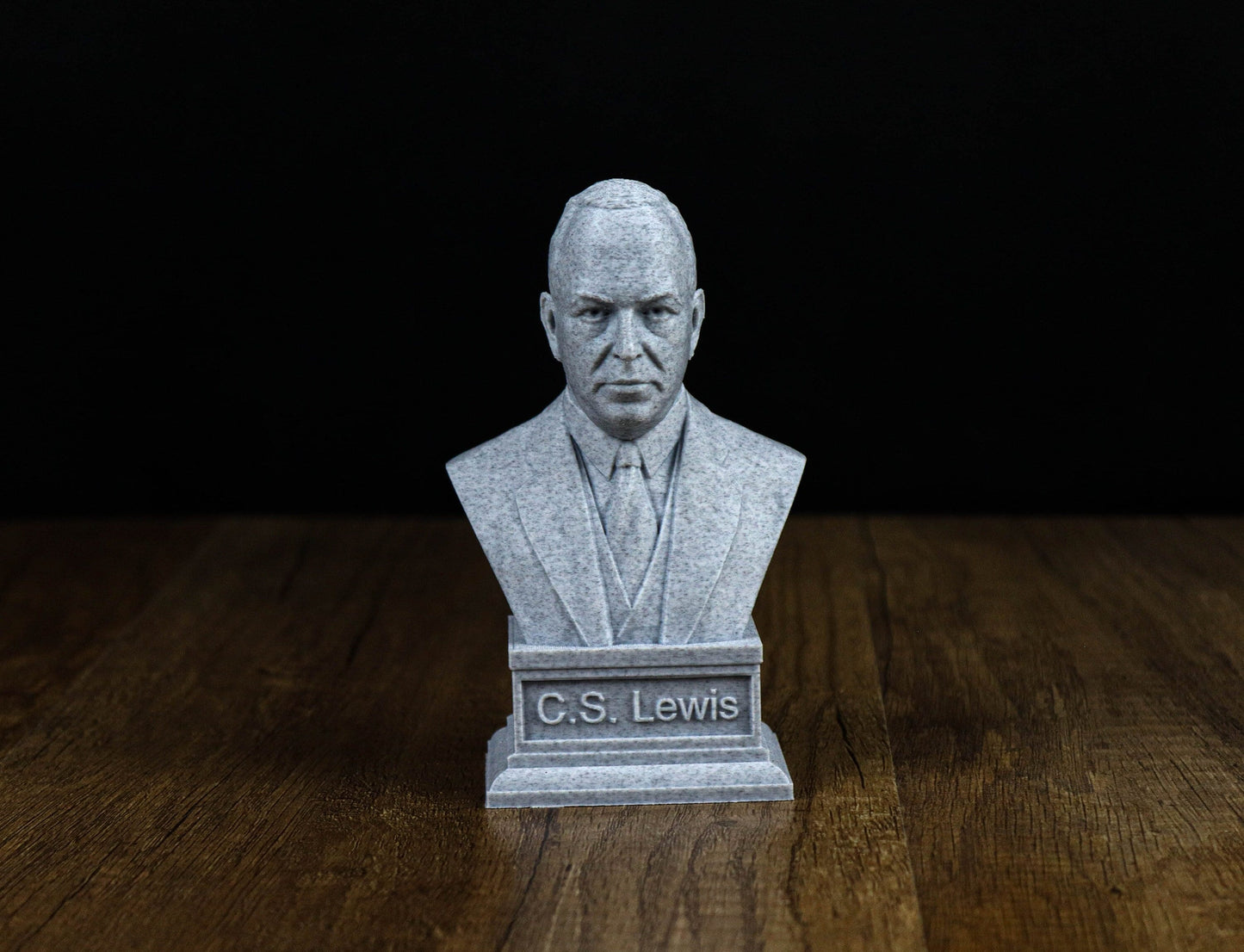 C.S. Lewis Bust, British Writer Statue, Sculpture Decoration