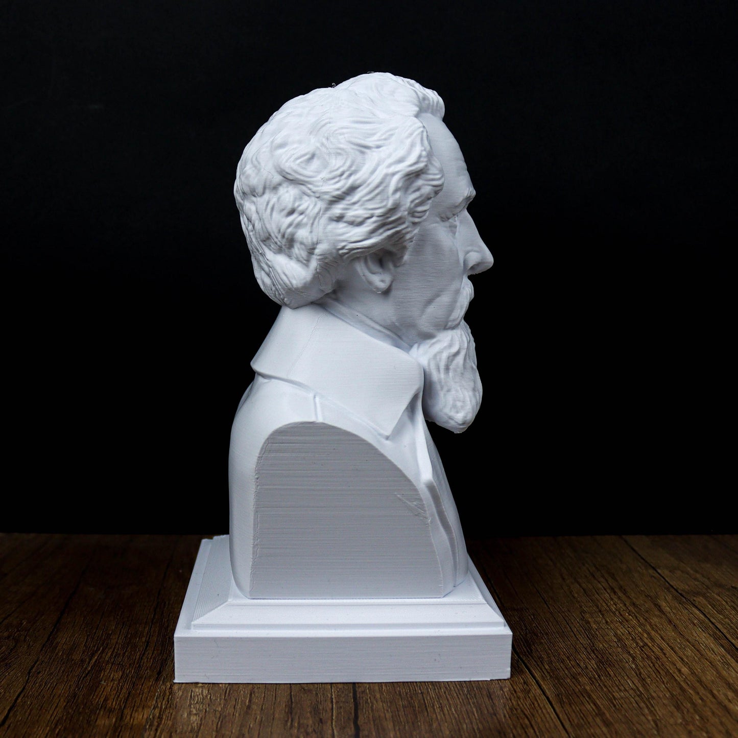 Charles Dickens Bust, English Writer and Social Critic Statue
