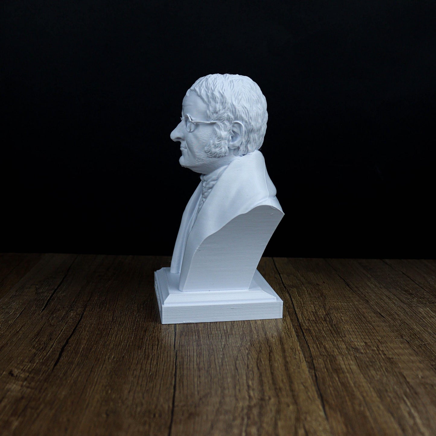 John Dalton Bust, English Chemist, Physicist and Meteorologist Sculpture