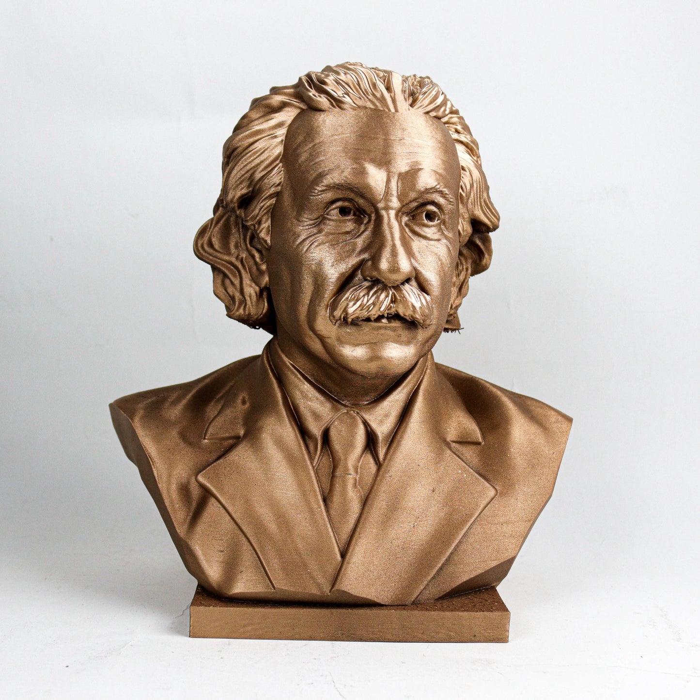 Albert Einstein 10"/25cm Bronze Painted Bust, German Physicist and Mathematician Desktop Statue