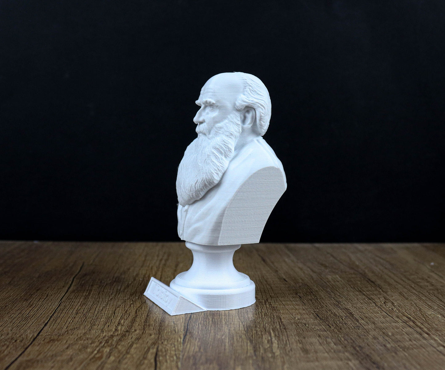 Leo Tolstoy Bust, Renaissance Polymath Statue, Sculpture Decoration, Home Decor