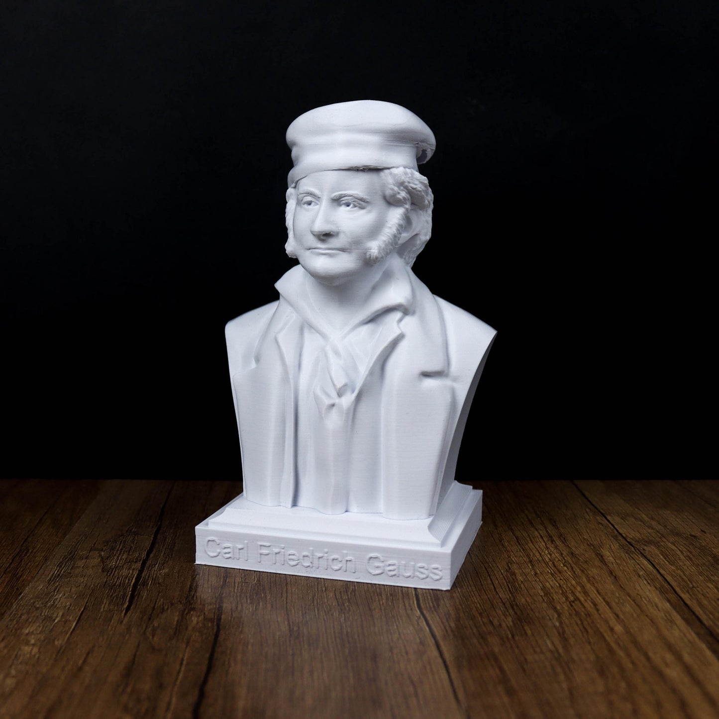 Carl Friedrich Gauss Bust, Mathematician Statue for Bookshelf and Office Decor