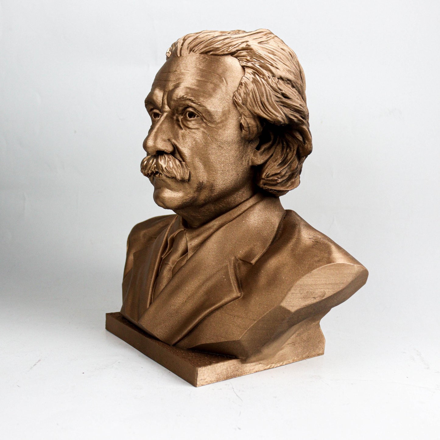 Albert Einstein 10"/25cm Bronze Painted Bust, German Physicist and Mathematician Desktop Statue