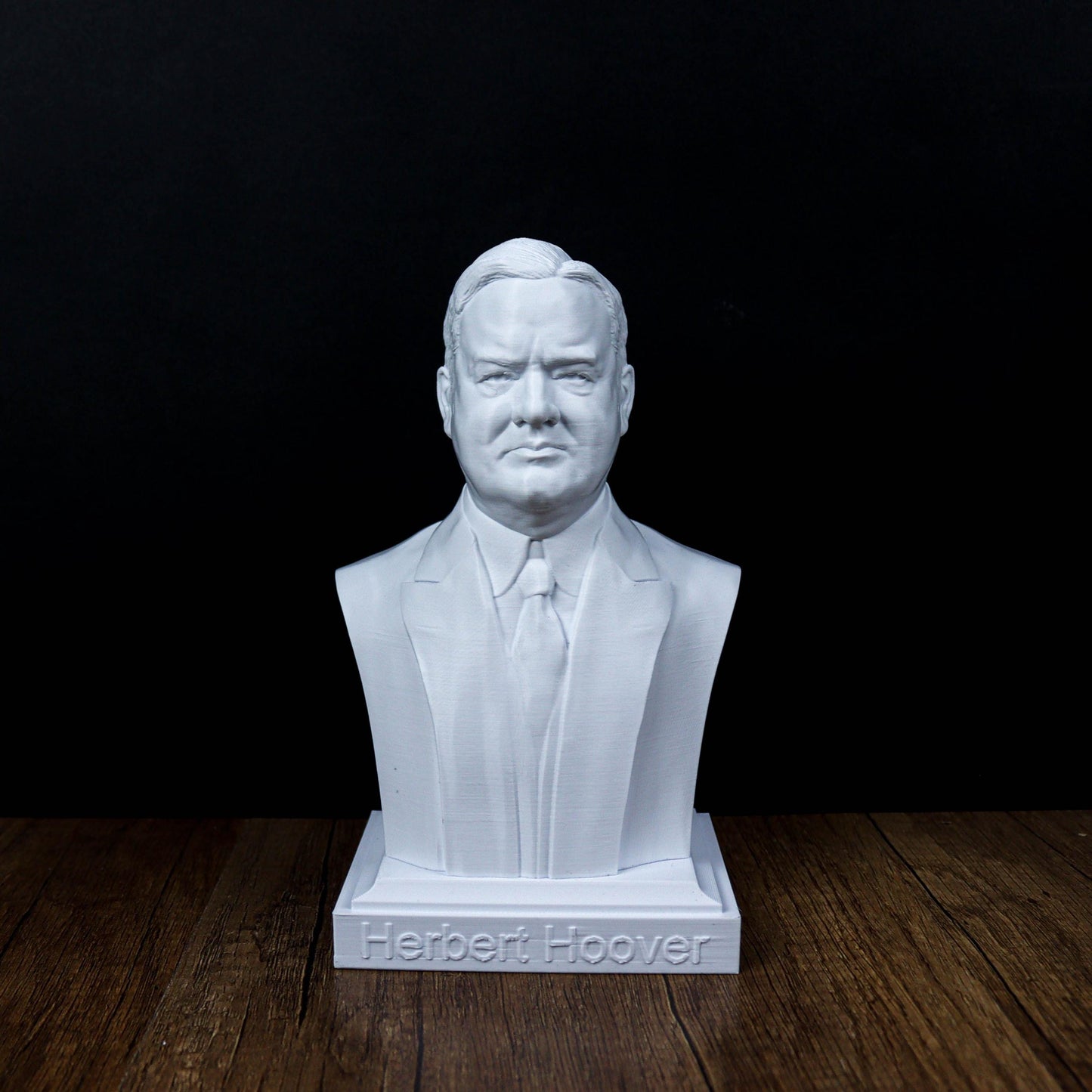 Herbert Hoover Bust, 31st U.S. President Sculpture