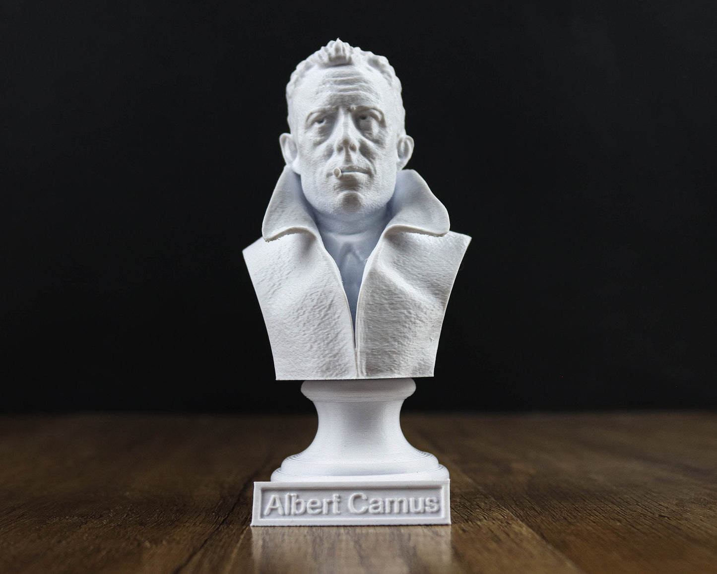 Albert Camus Bust, French Philosopher Sculpture